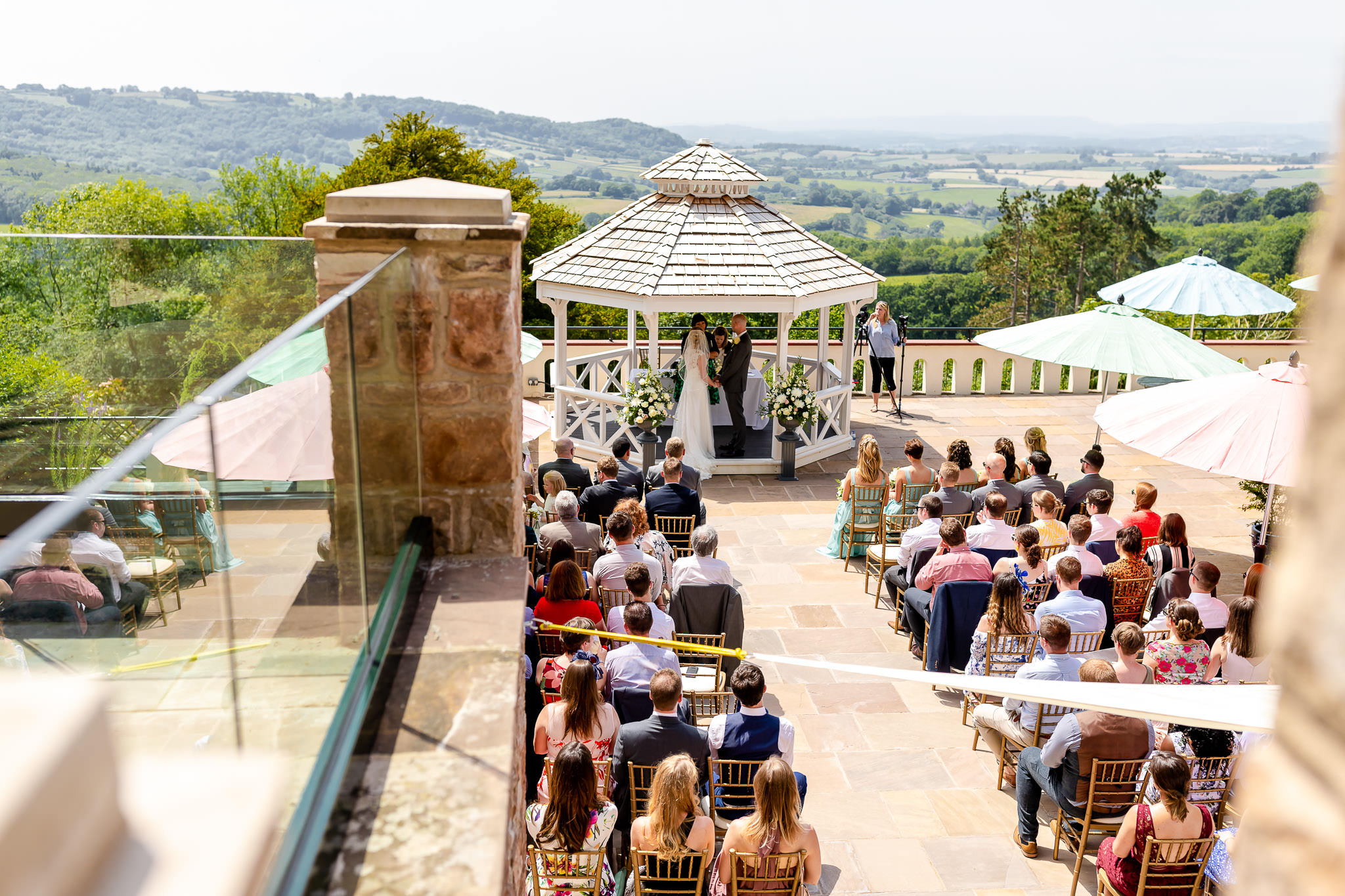 Art by Design - Caer Llan Wedding Photography - Outdoor ceremony