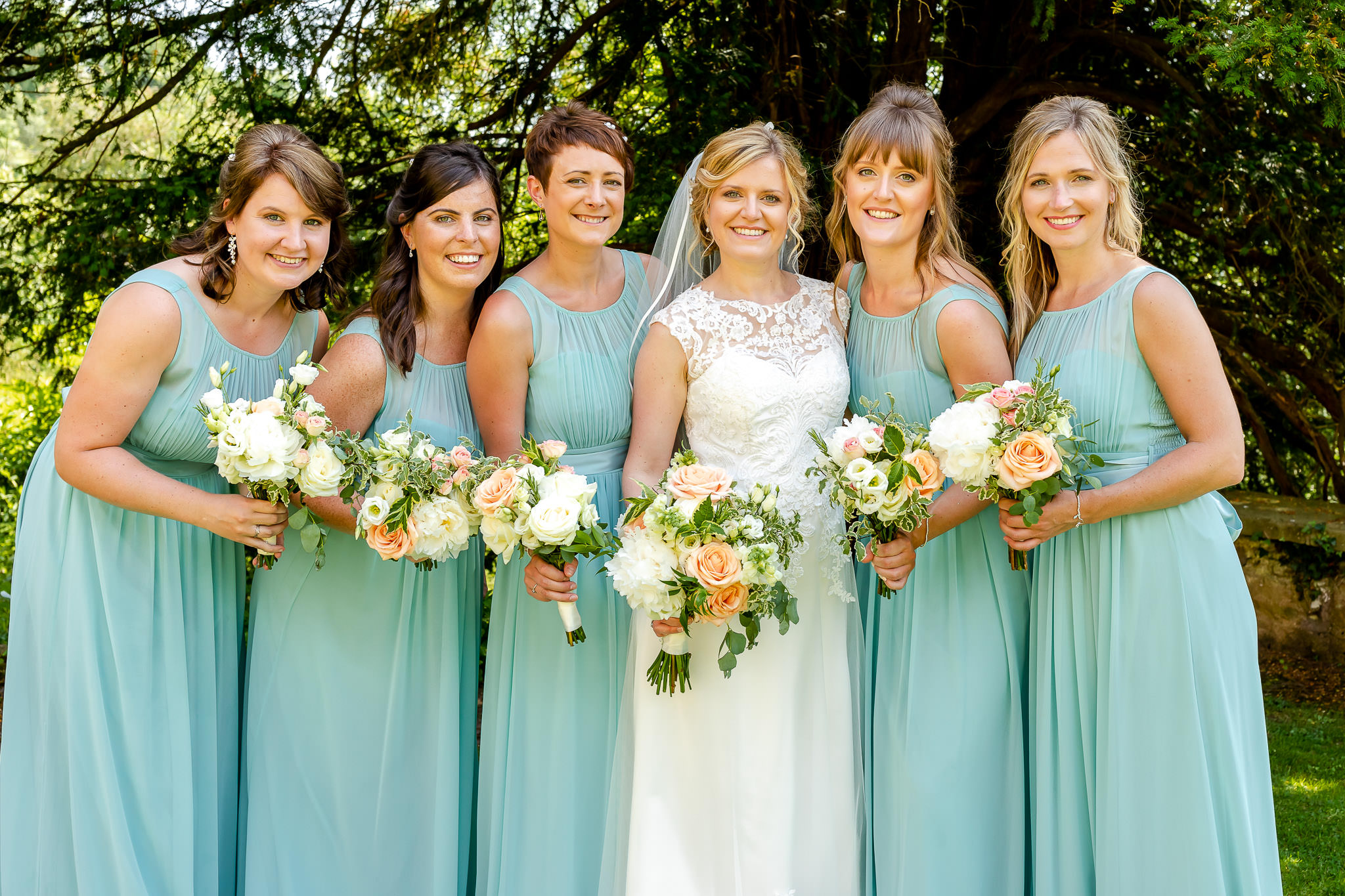 Art by Design - Caer Llan Wedding Photography - Bridesmaids