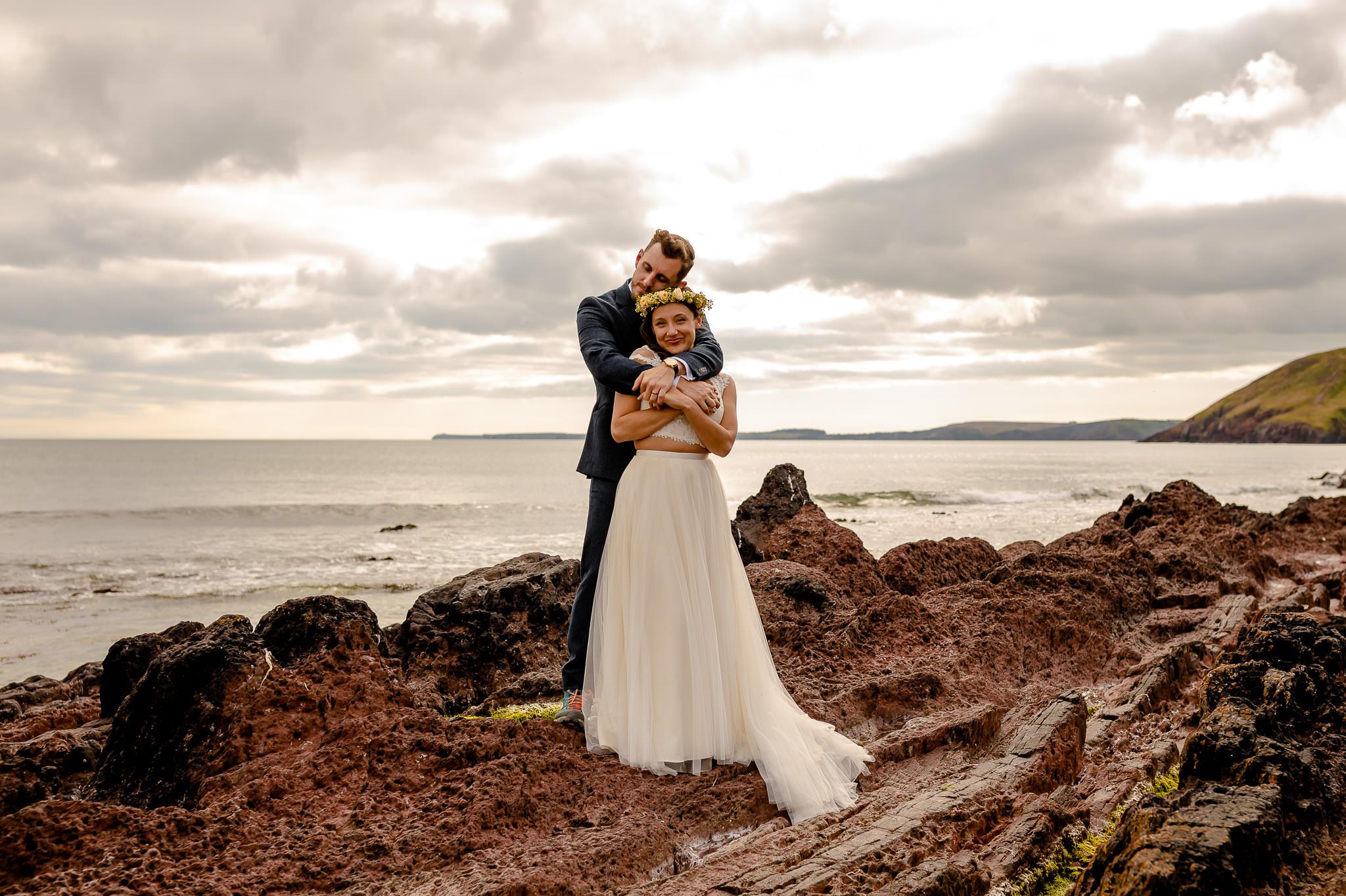 Pembrokeshire wedding at Manorbier Castle