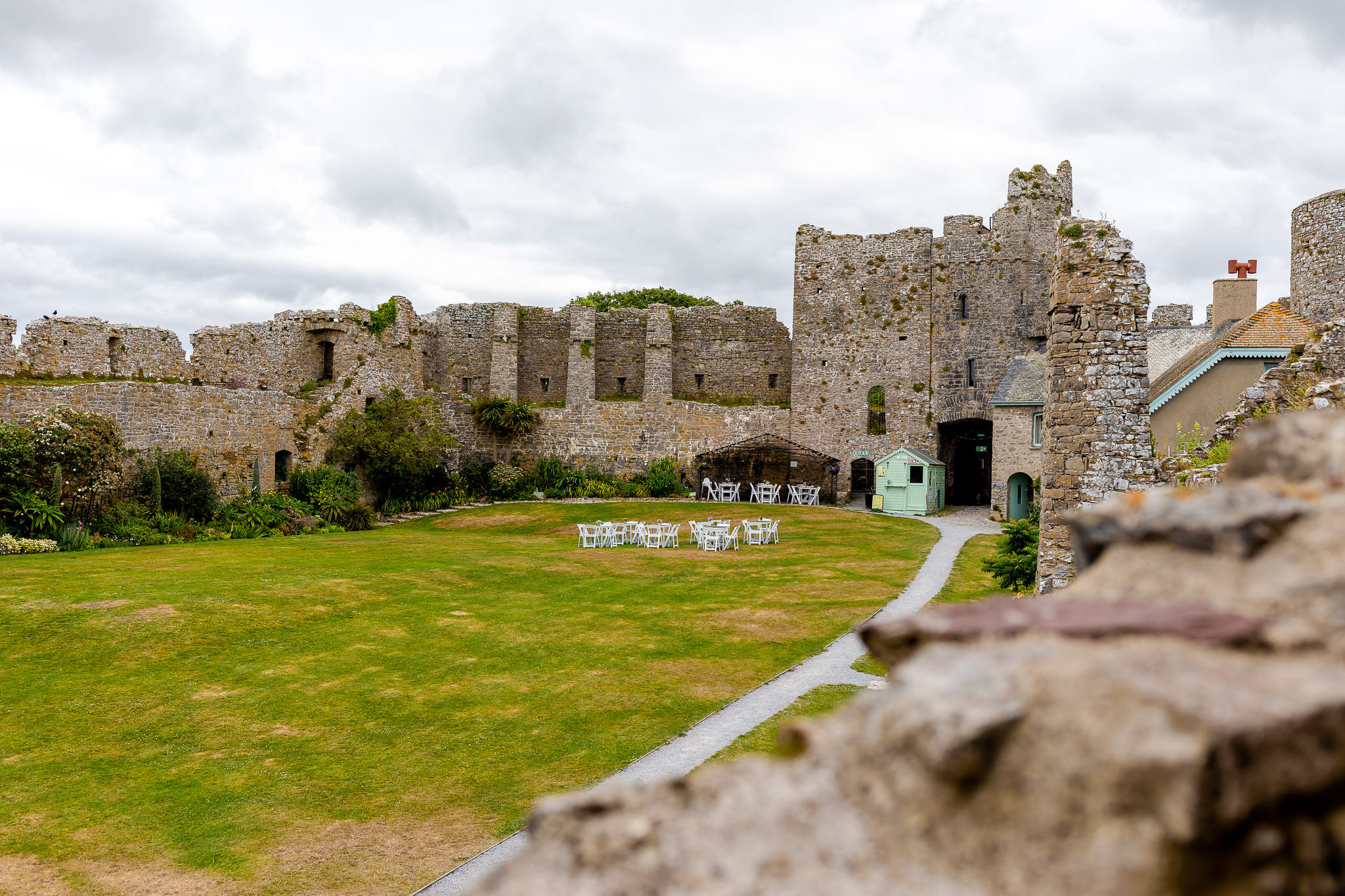 Manorbier Castle Wedding - Manorbier Castle