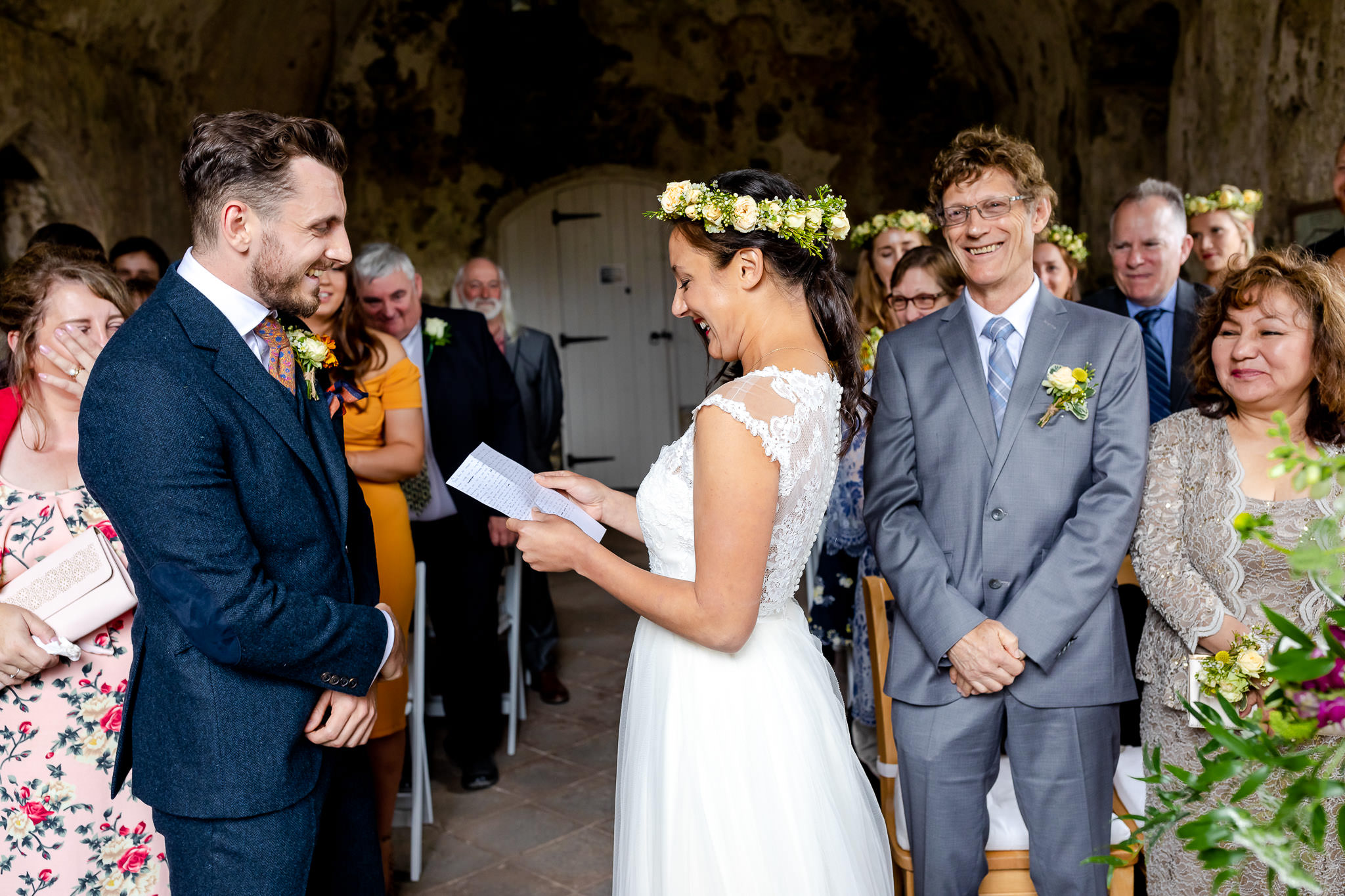 Manorbier Castle Wedding - Ceremony