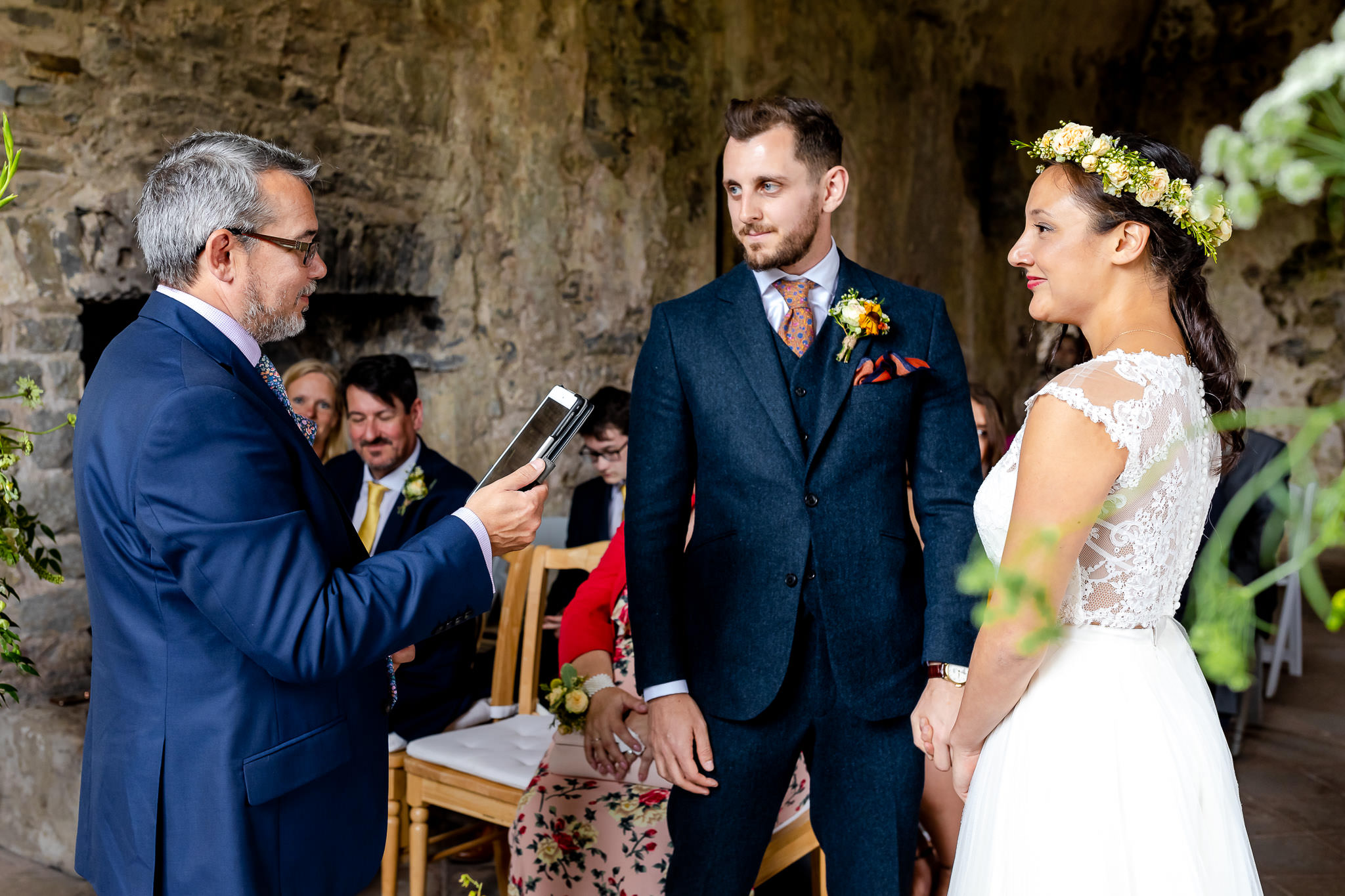 Manorbier Castle Wedding - Ceremony