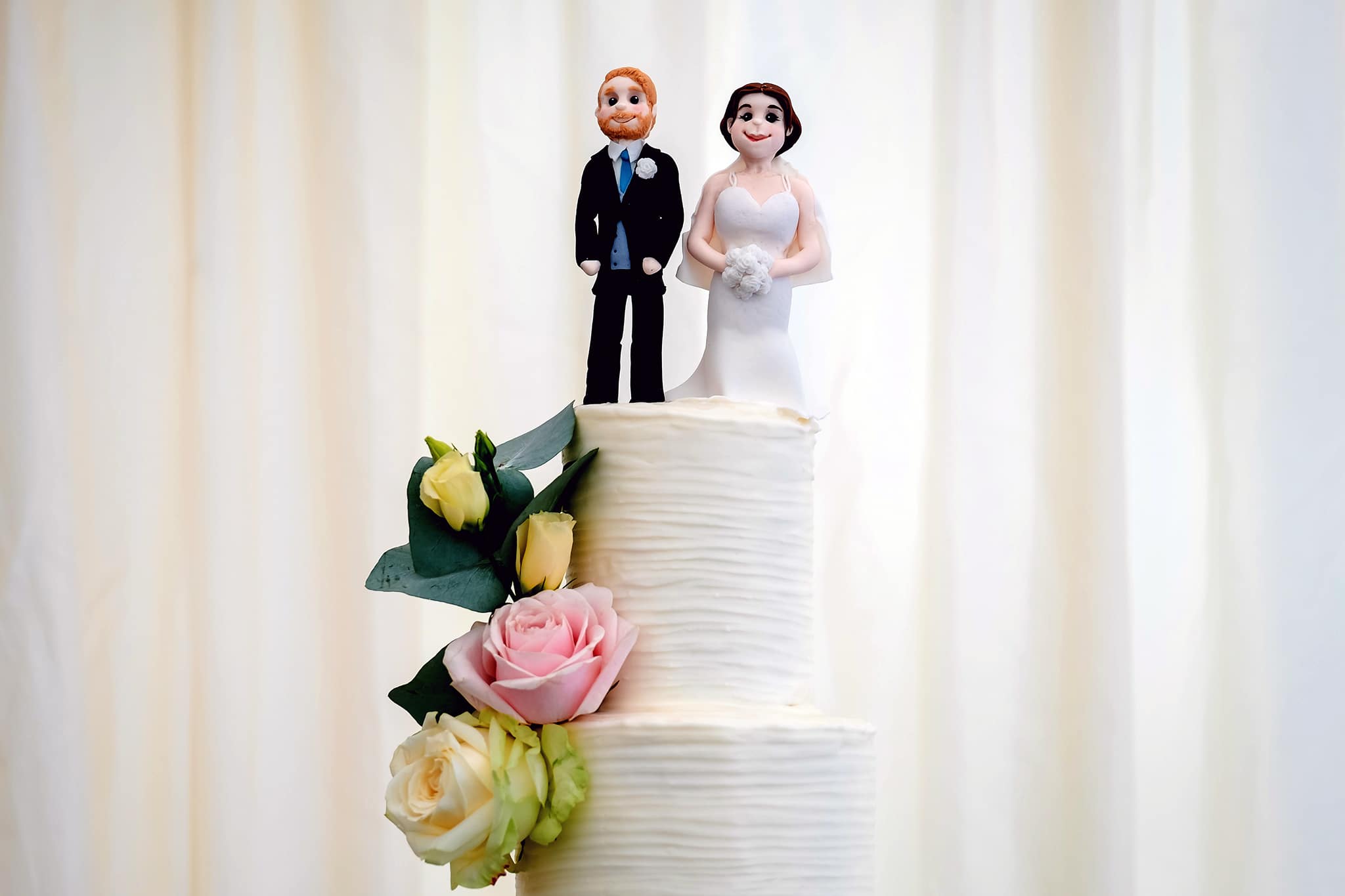 Fonmon castle wedding cake topper