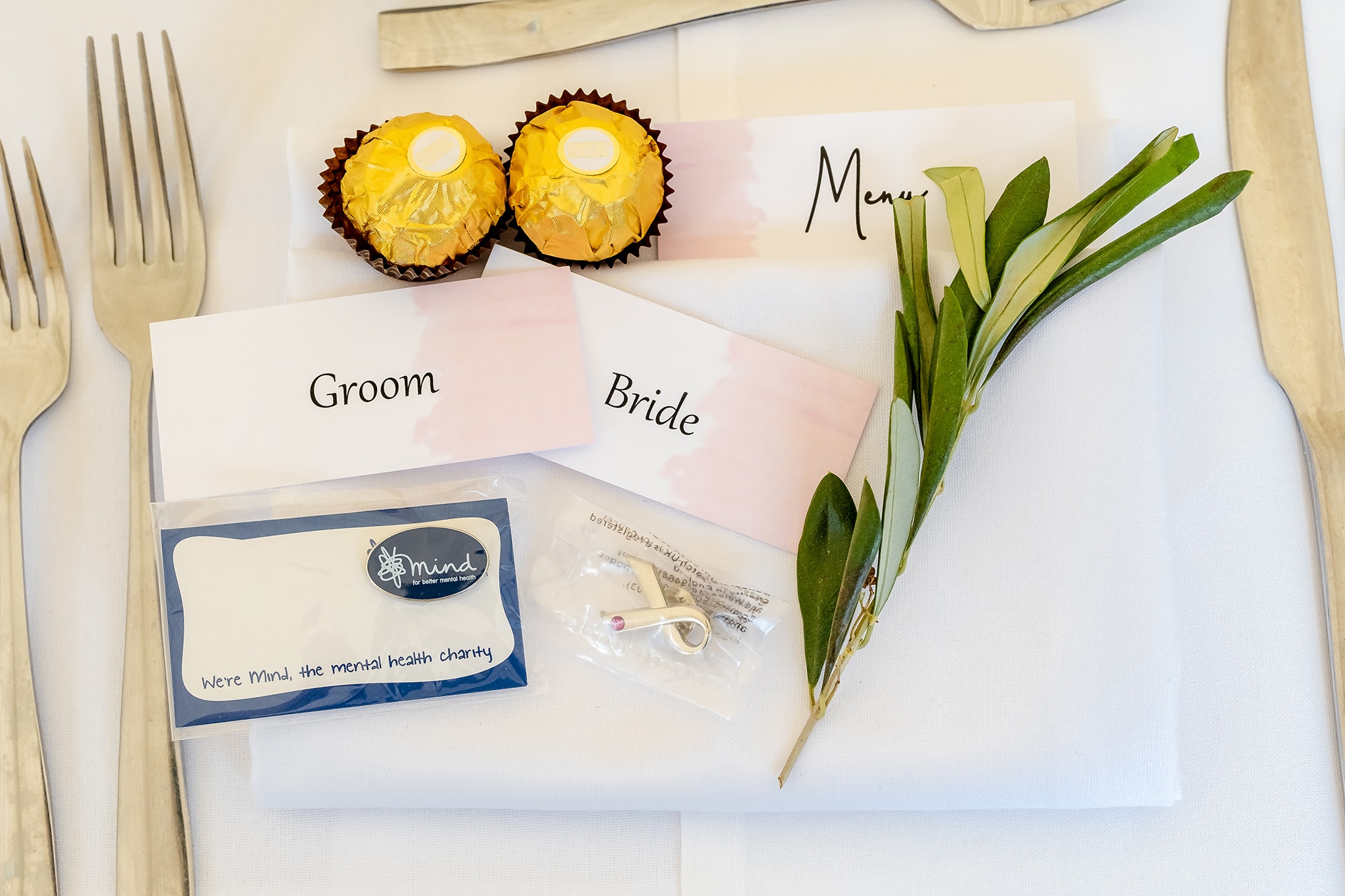 Fonmon castle wedding decorations and room