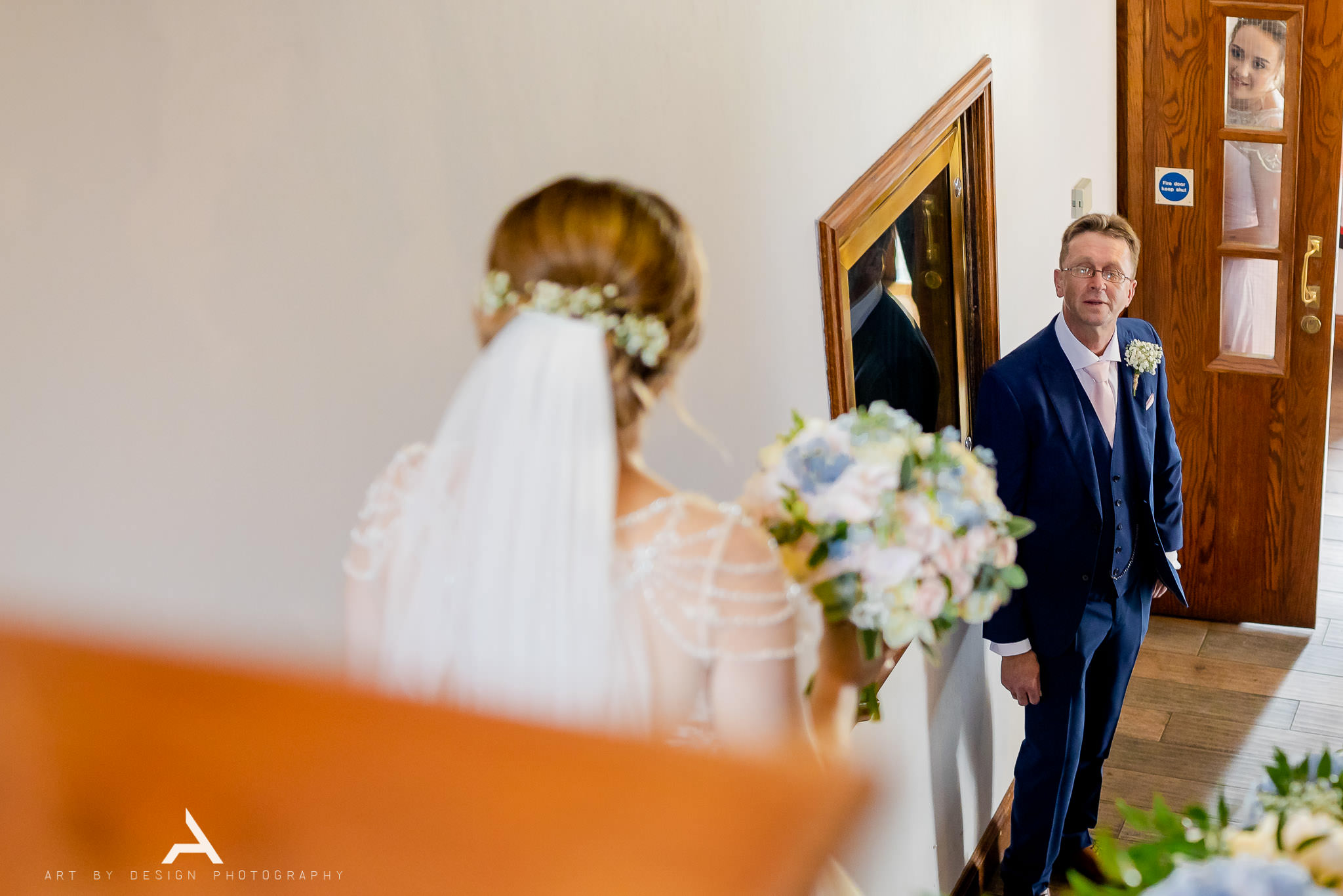 Bryngarw House wedding - Bride arrival - Art by Design Photography