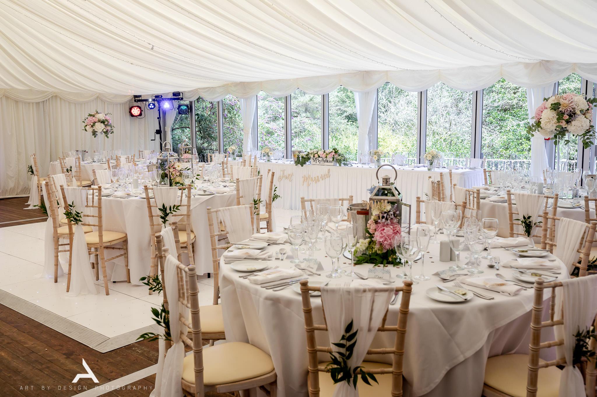 Bryngarw House wedding - Reception - Art by Design Photography