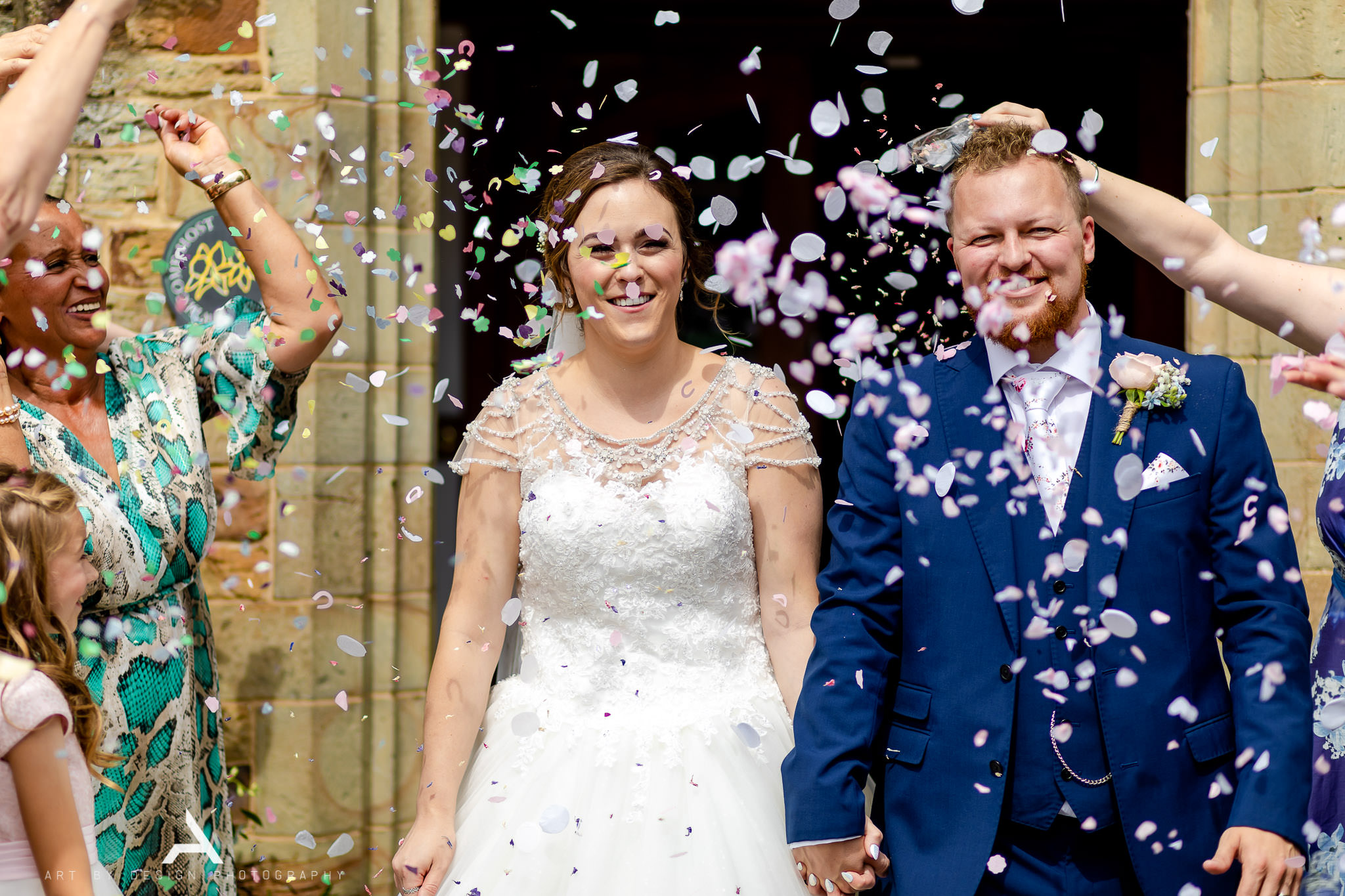 Bryngarw House wedding - Confetti - Art by Design Photography
