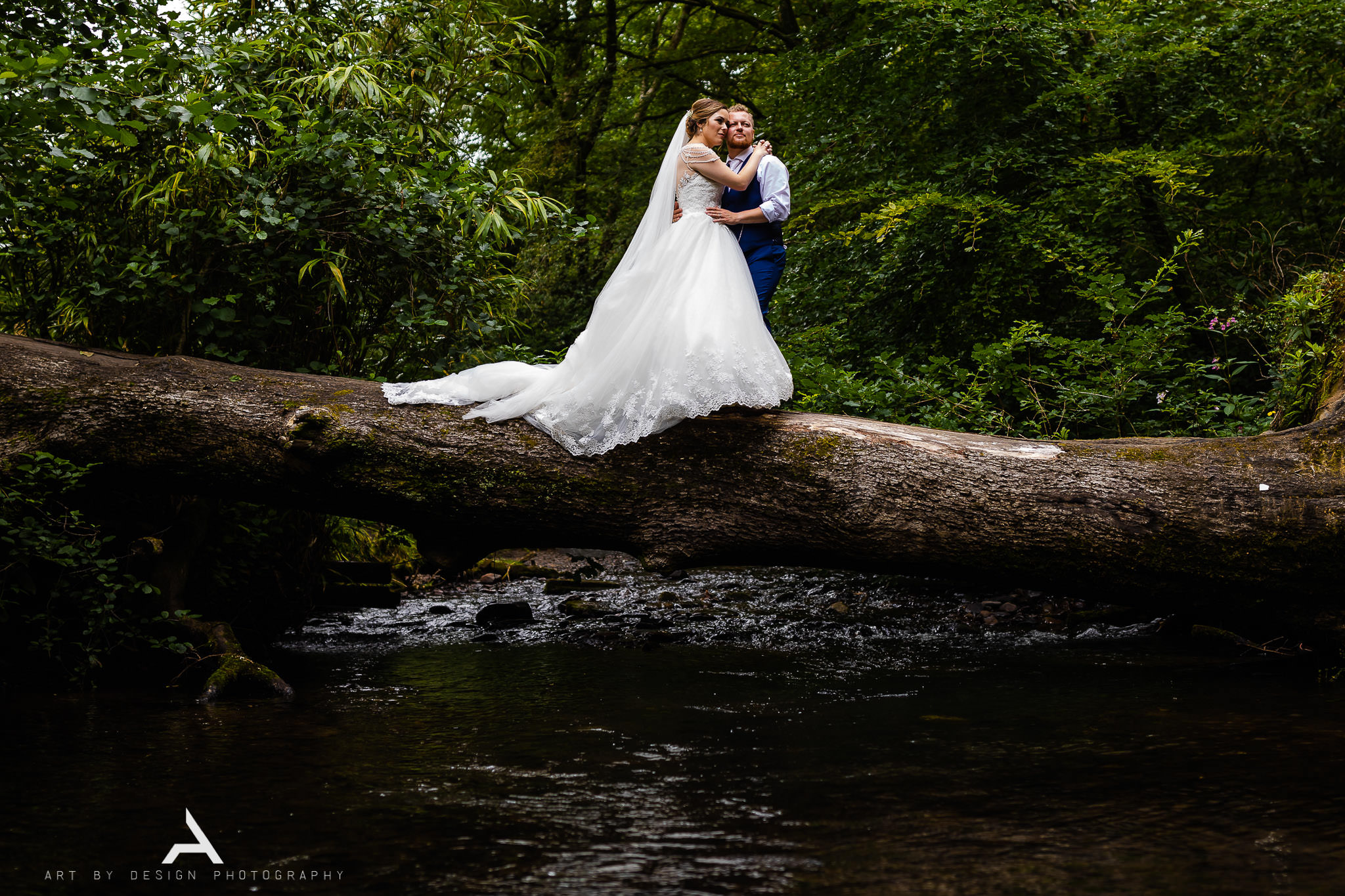 Bryngarw House Wedding - Bride and Groom