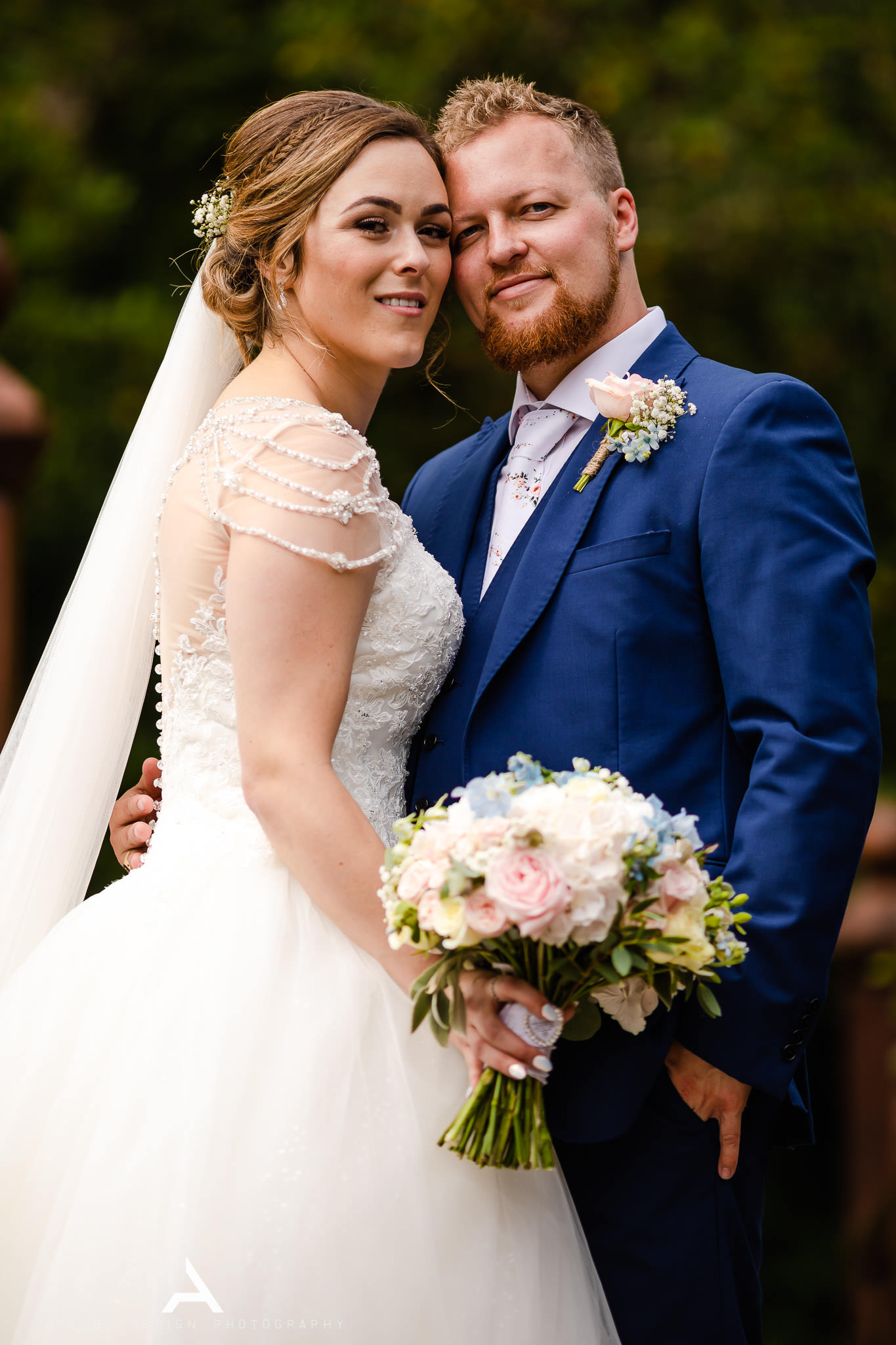 Bryngarw House Wedding - Bride and Groom - Art by Design Photography