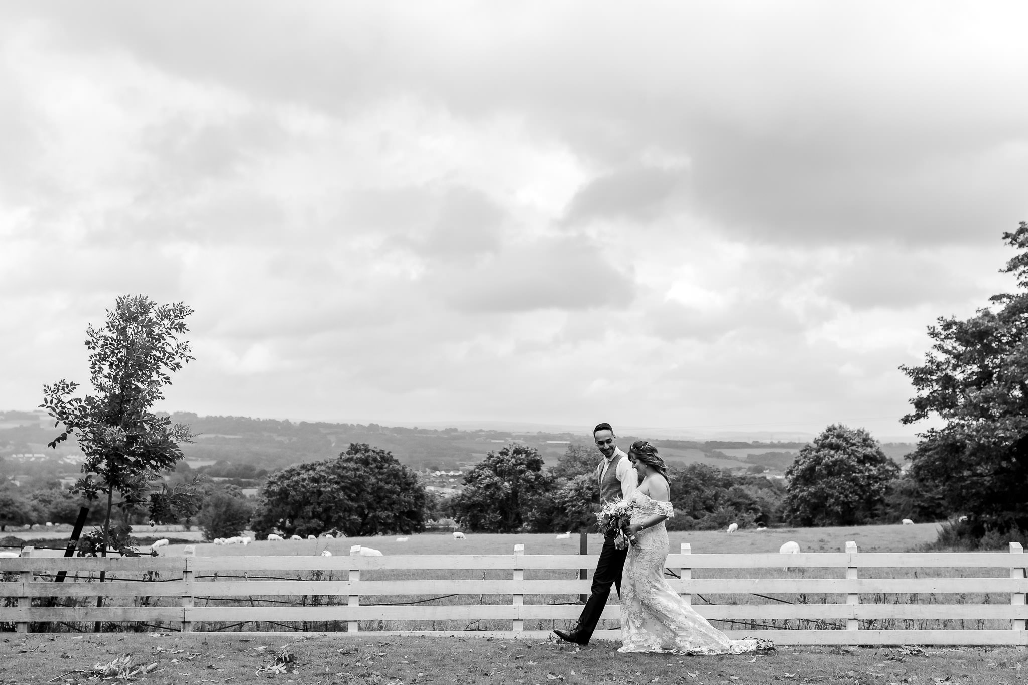 Llechwen Hall Wedding Photography - Art by Design - Bride and Groom