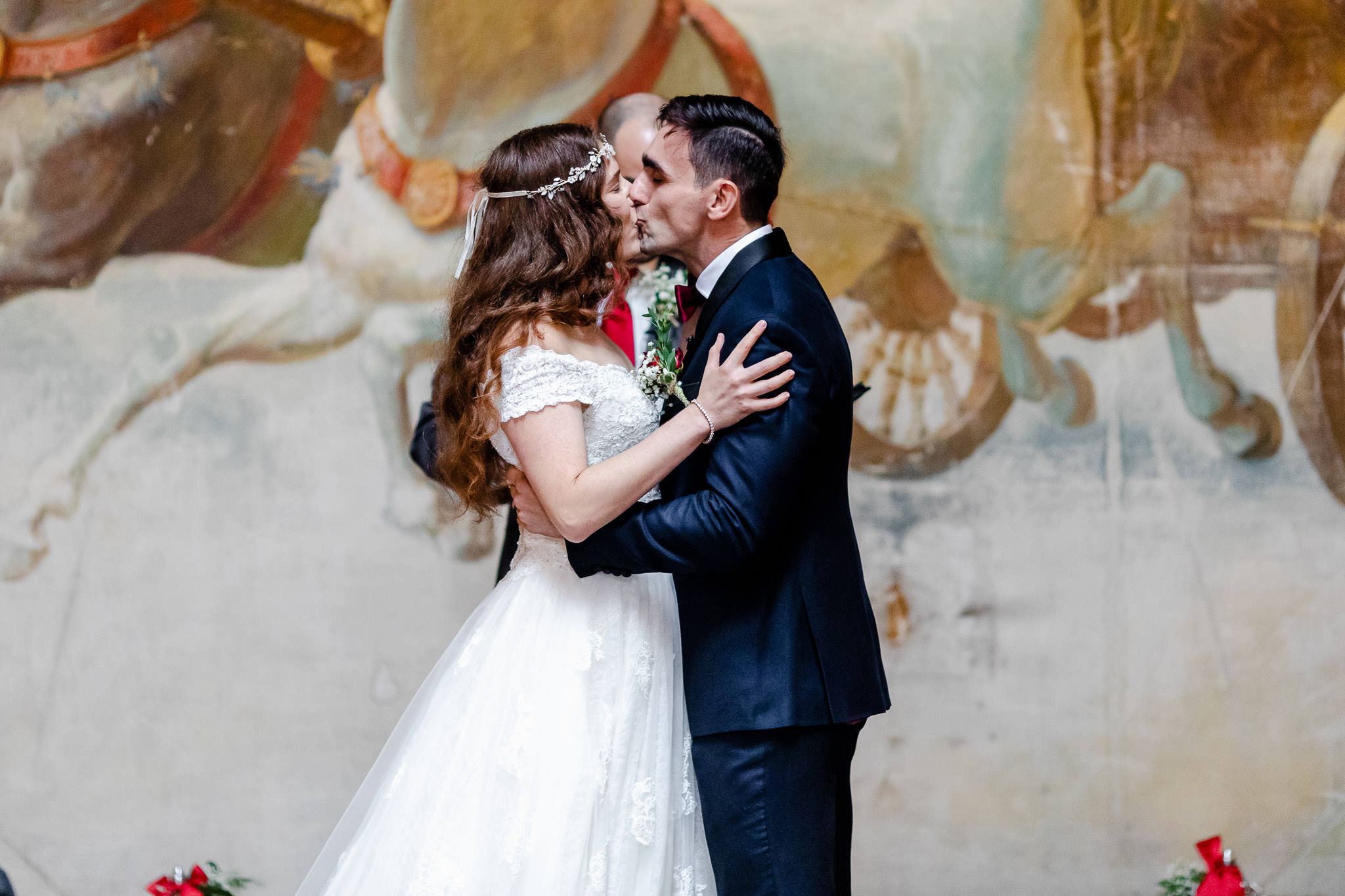 Craig y nos castle wedding photography - Bride and Groom