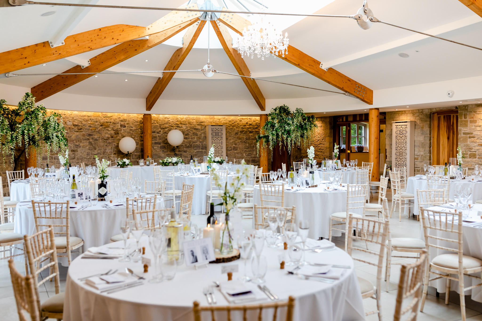 St Tewdrics House Wedding - Reception room | Art by Design Photography