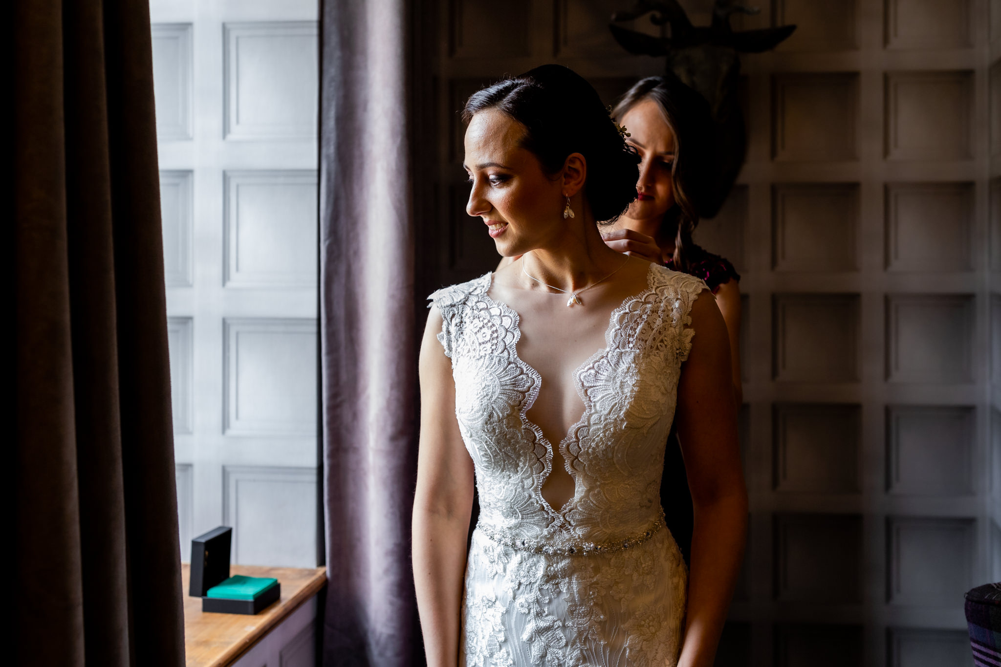 Fairyhill Wedding Photographer, South Wales - Bridal preps