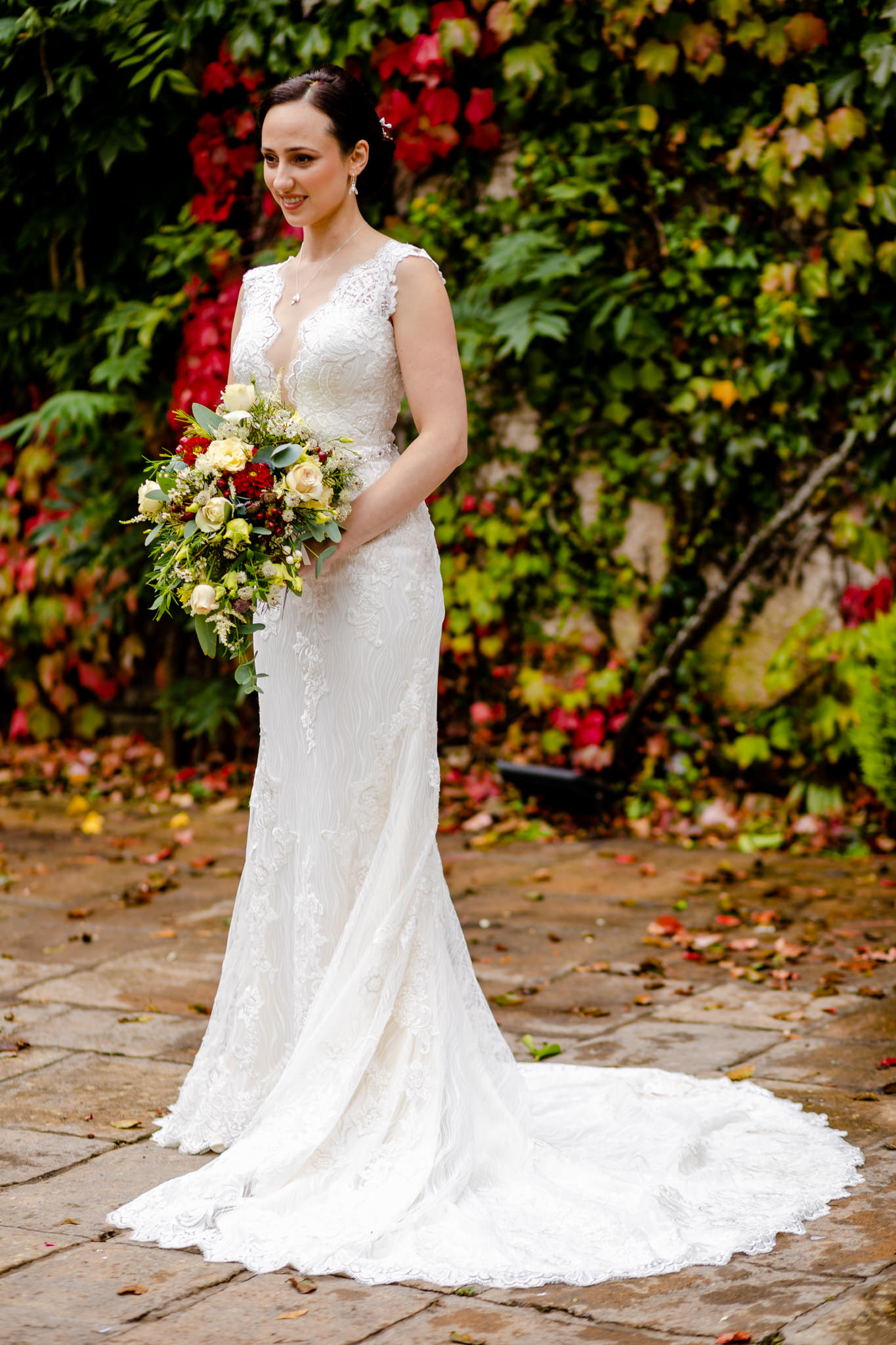 Fairyhill Wedding Photographer, South Wales - Bride portrait