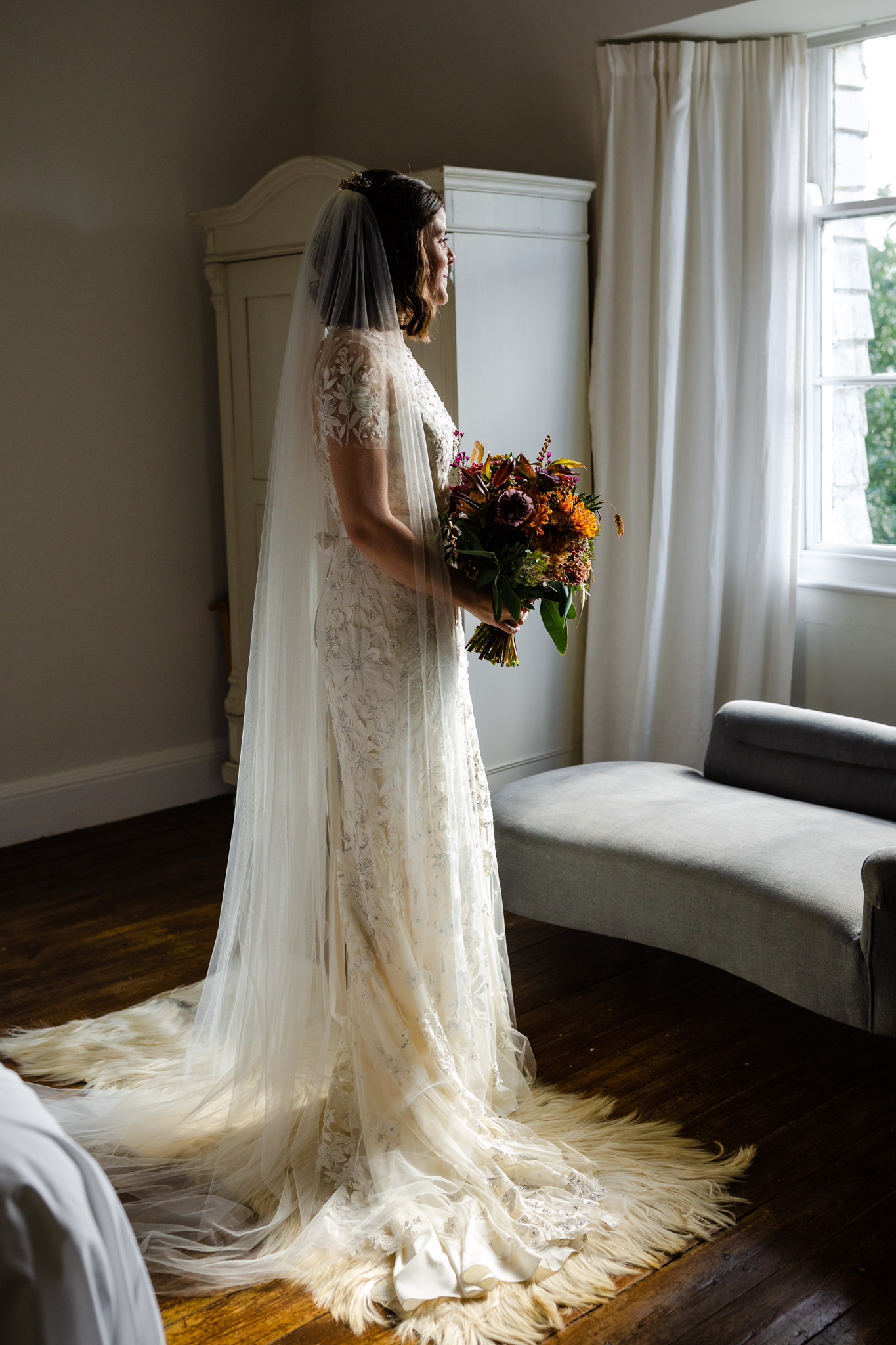 Bride - Boho bride at Treseren, Cornwall