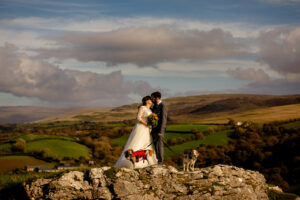 Carreg Cennen Castle and Farm wedding