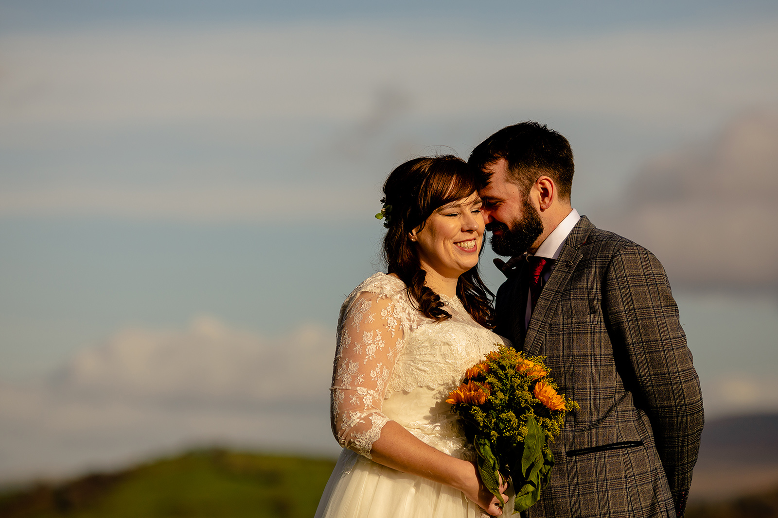 Carreg Cennen Castle and Farm wedding