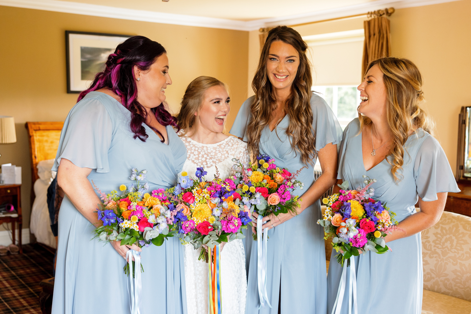 Peterstone Court Wedding Photography - Bridesmaids