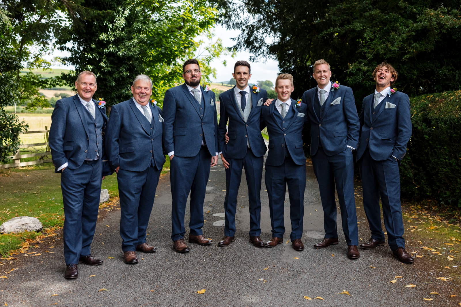 Peterstone Court Wedding Photography - Groomsmen