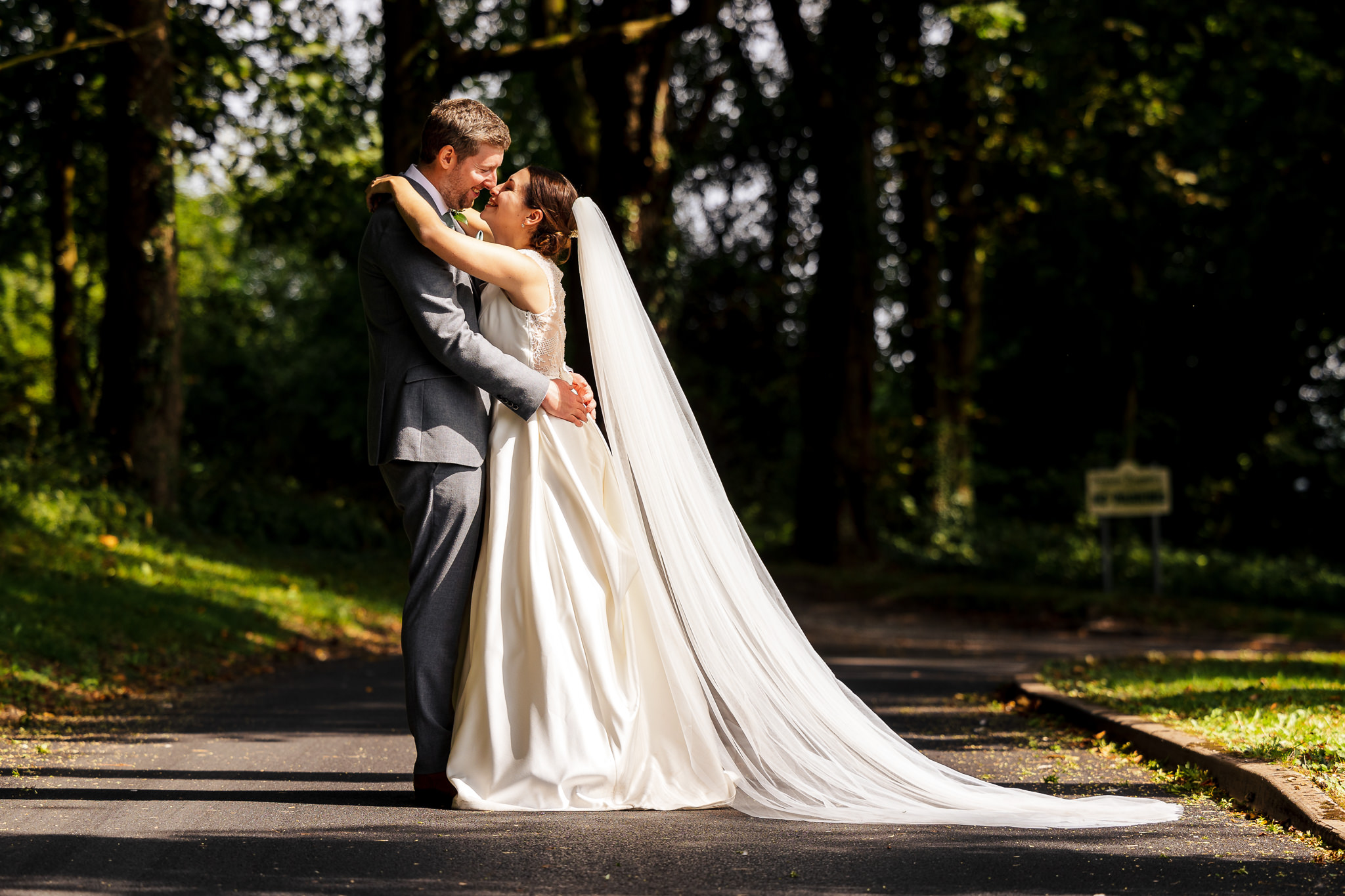 Coed Y Mwstwr Hotel Wedding - Bride and Groom