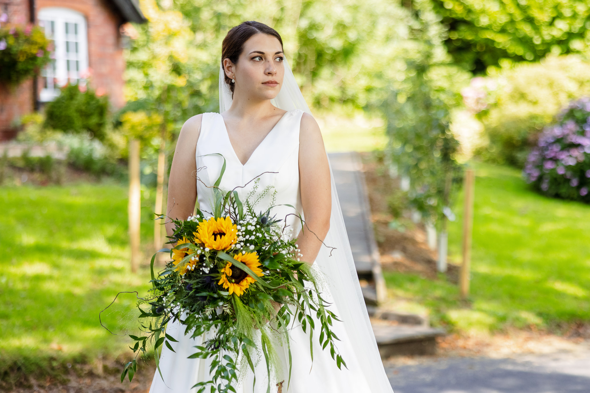 Coed Y Mwstwr Hotel Wedding - Bride