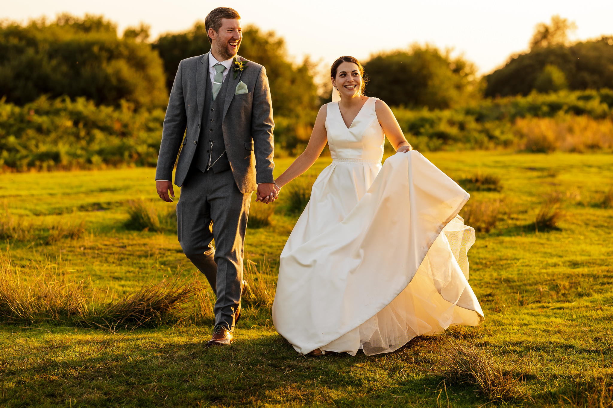 Wedding couple portrait - Wedding Photographer Bridgend