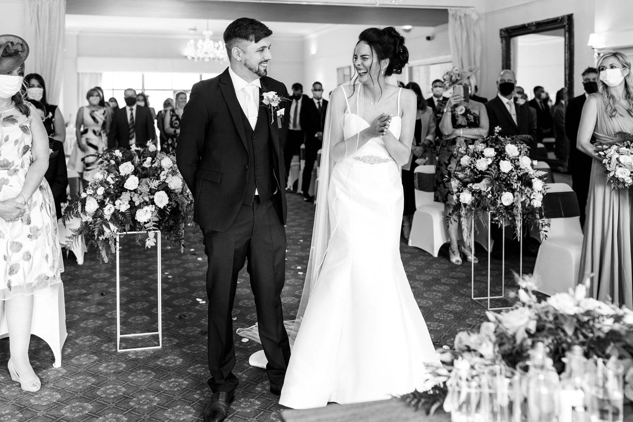 Peterstone Court Wedding Ceremony - Art by Design Photography