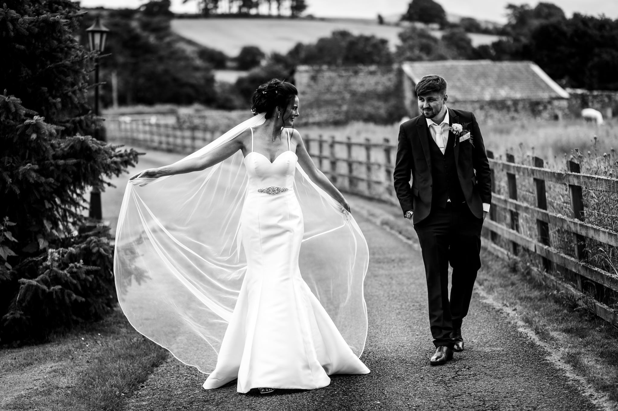 Peterstone Court Wedding - Bride and Groom - Art by Design Photography
