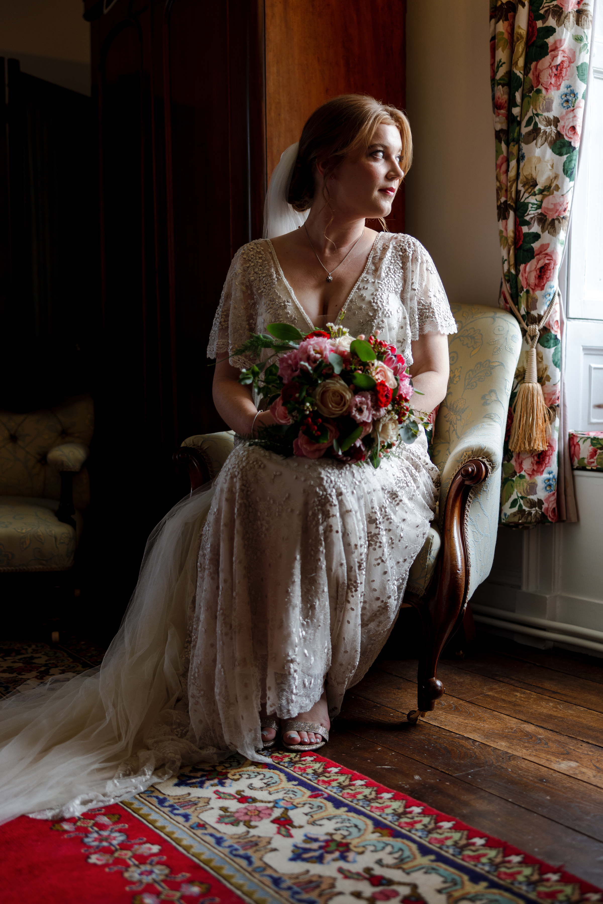 Homme House wedding photography - Bride in vintage dress