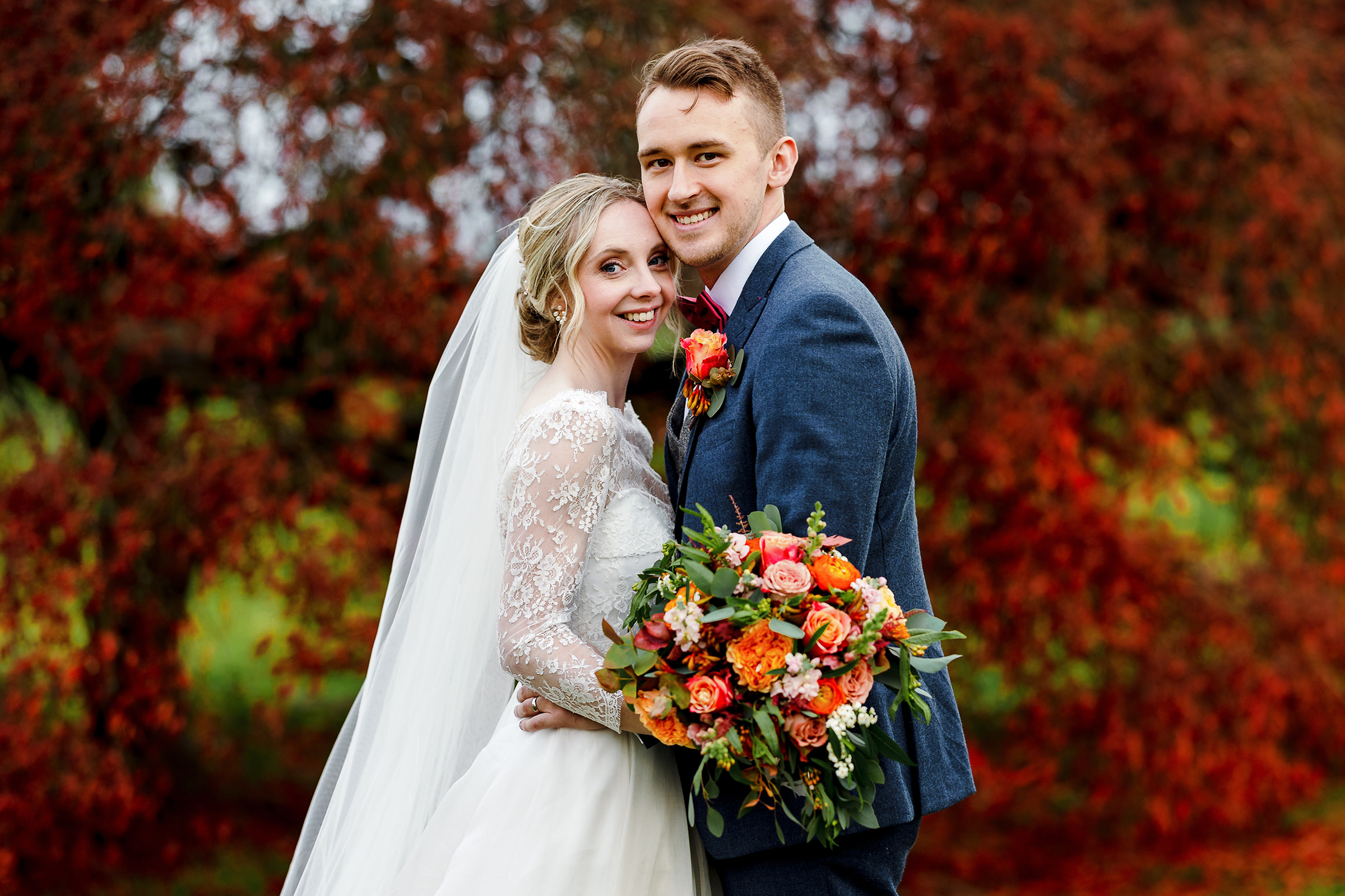 St Tewdrics House Wedding Photography - Bride and Groom