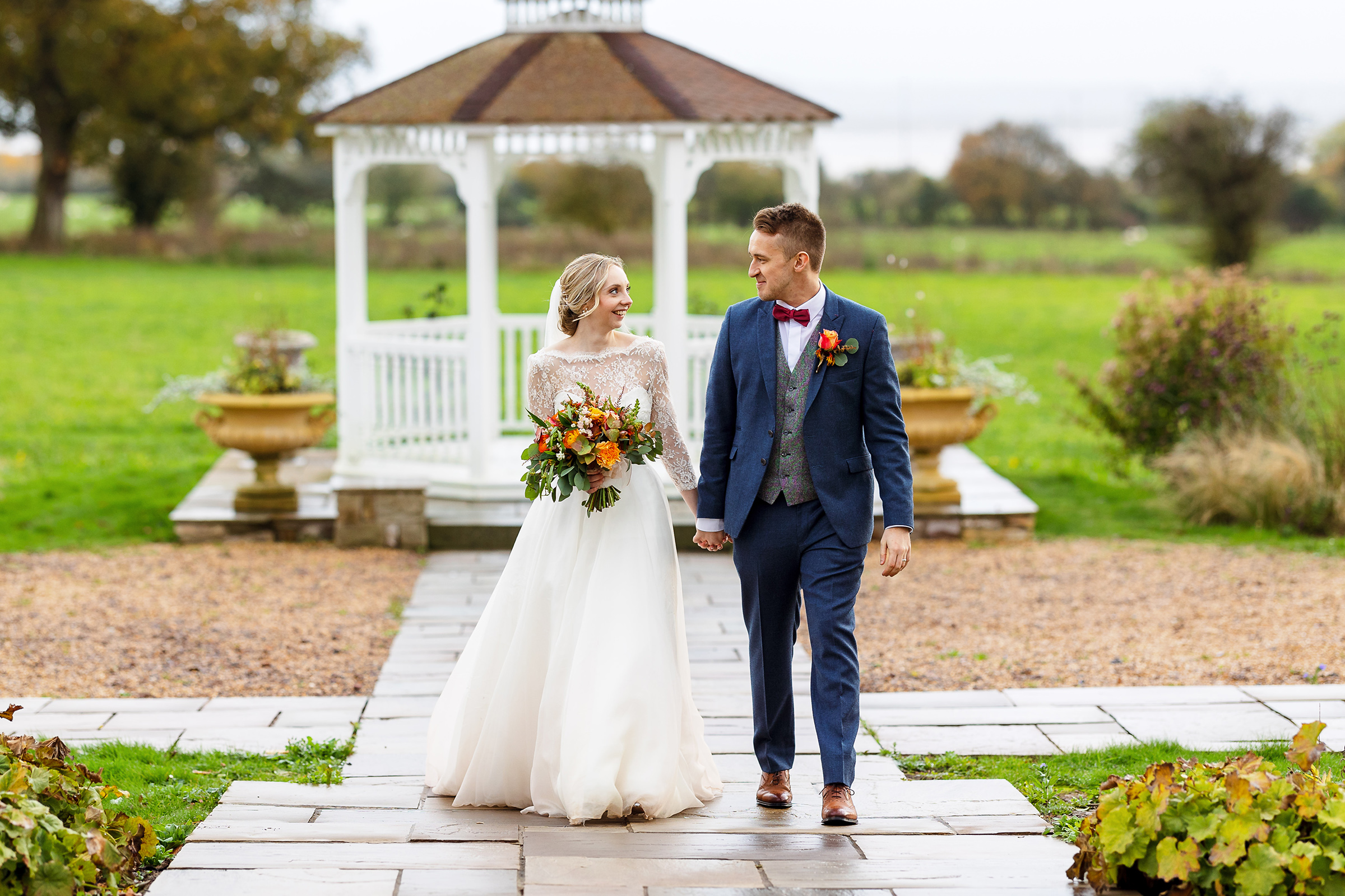 St Tewdrics House Wedding Photography - Bride and Groom