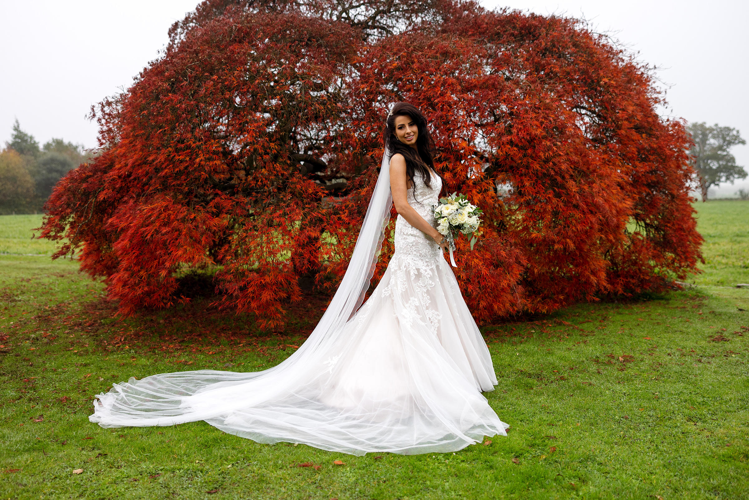 St Tewdrics House Wedding - Bridal Portrait