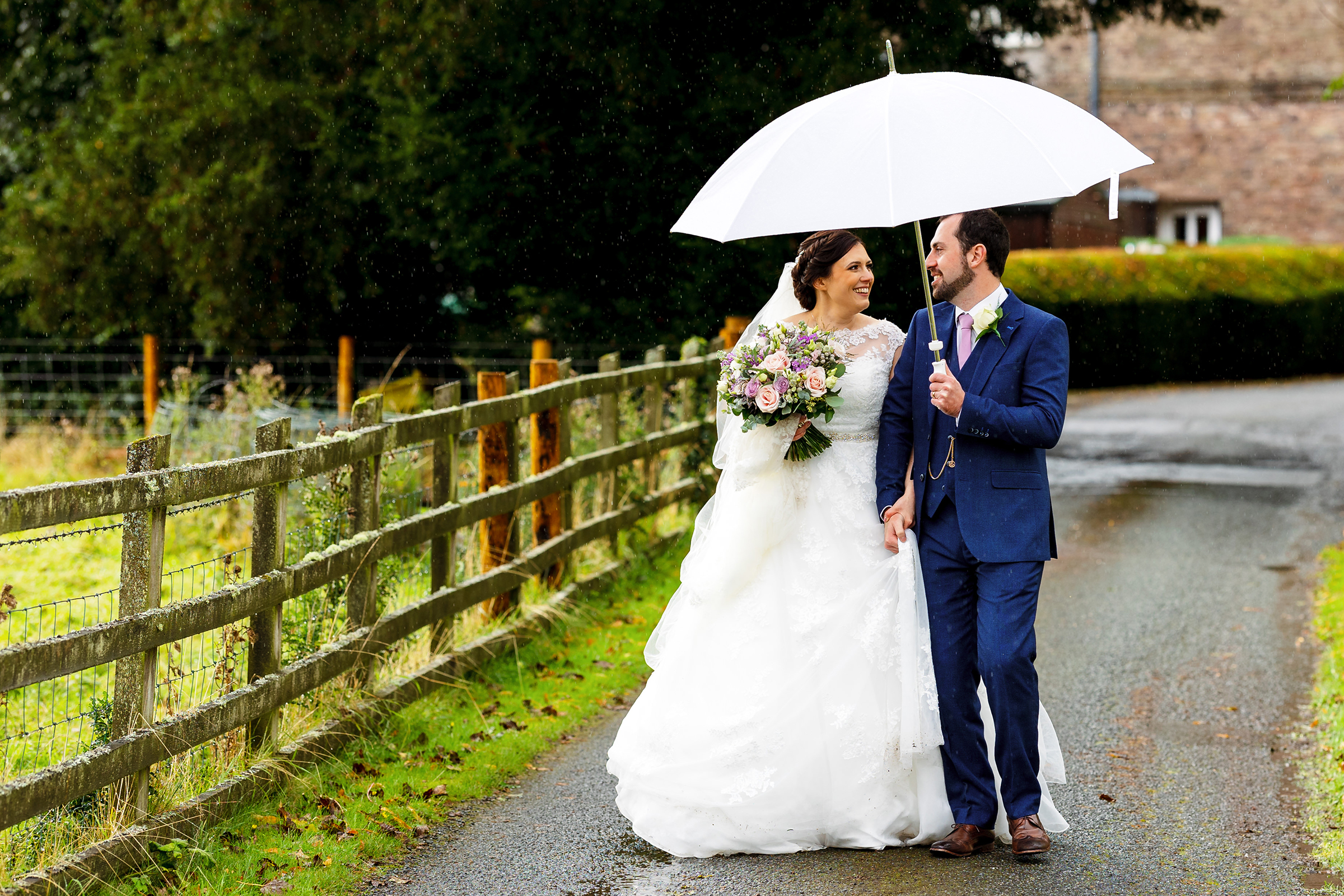 Peterstone Court Wedding - Bride and Groom