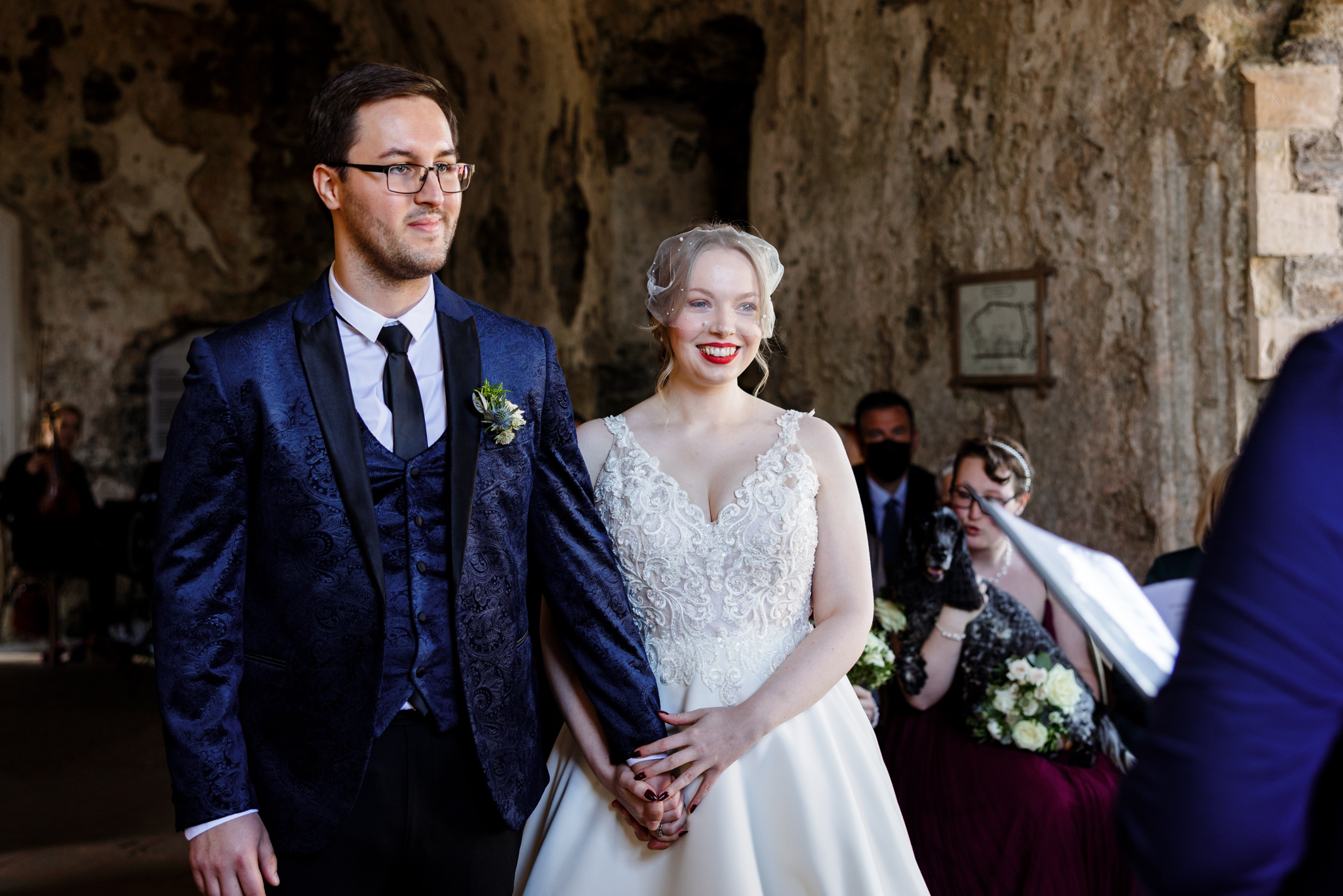 Manorbier Castle Wedding - Ceremony 