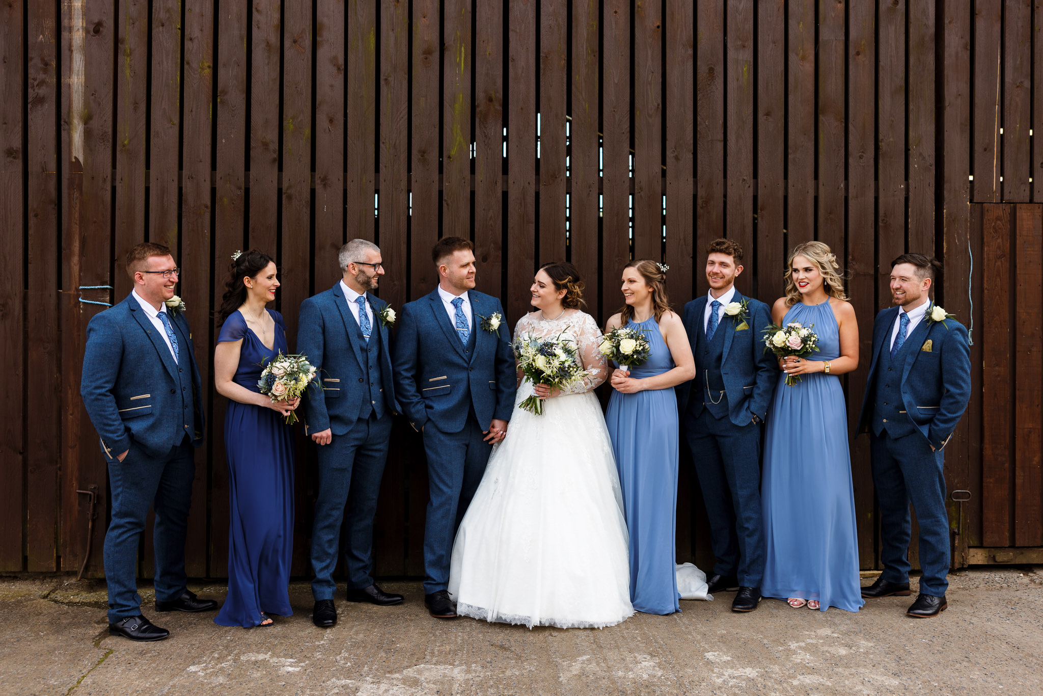 Oldwalls wedding photography - Wedding party