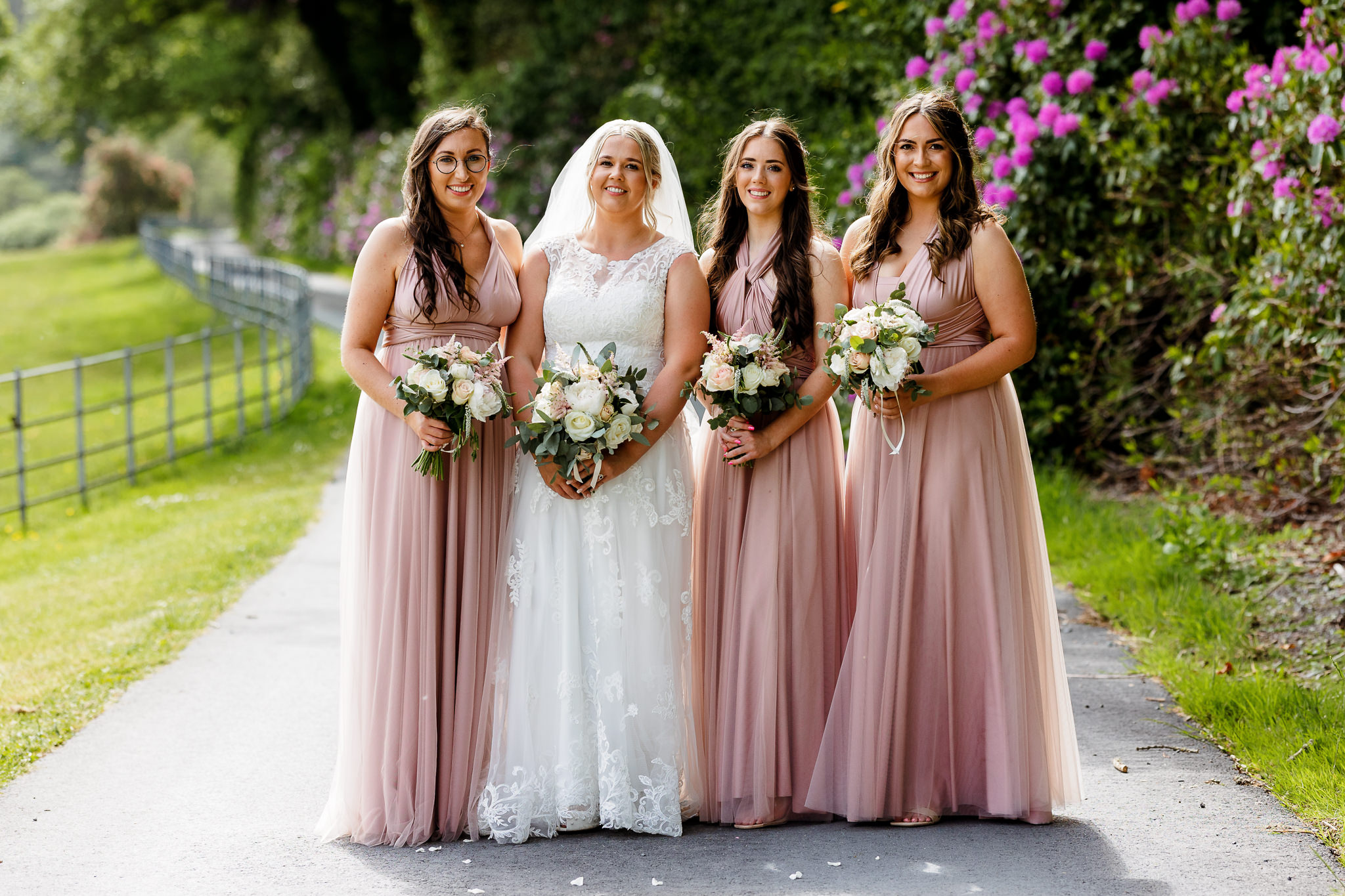 Nanteos mansion wedding photography - Bridal party