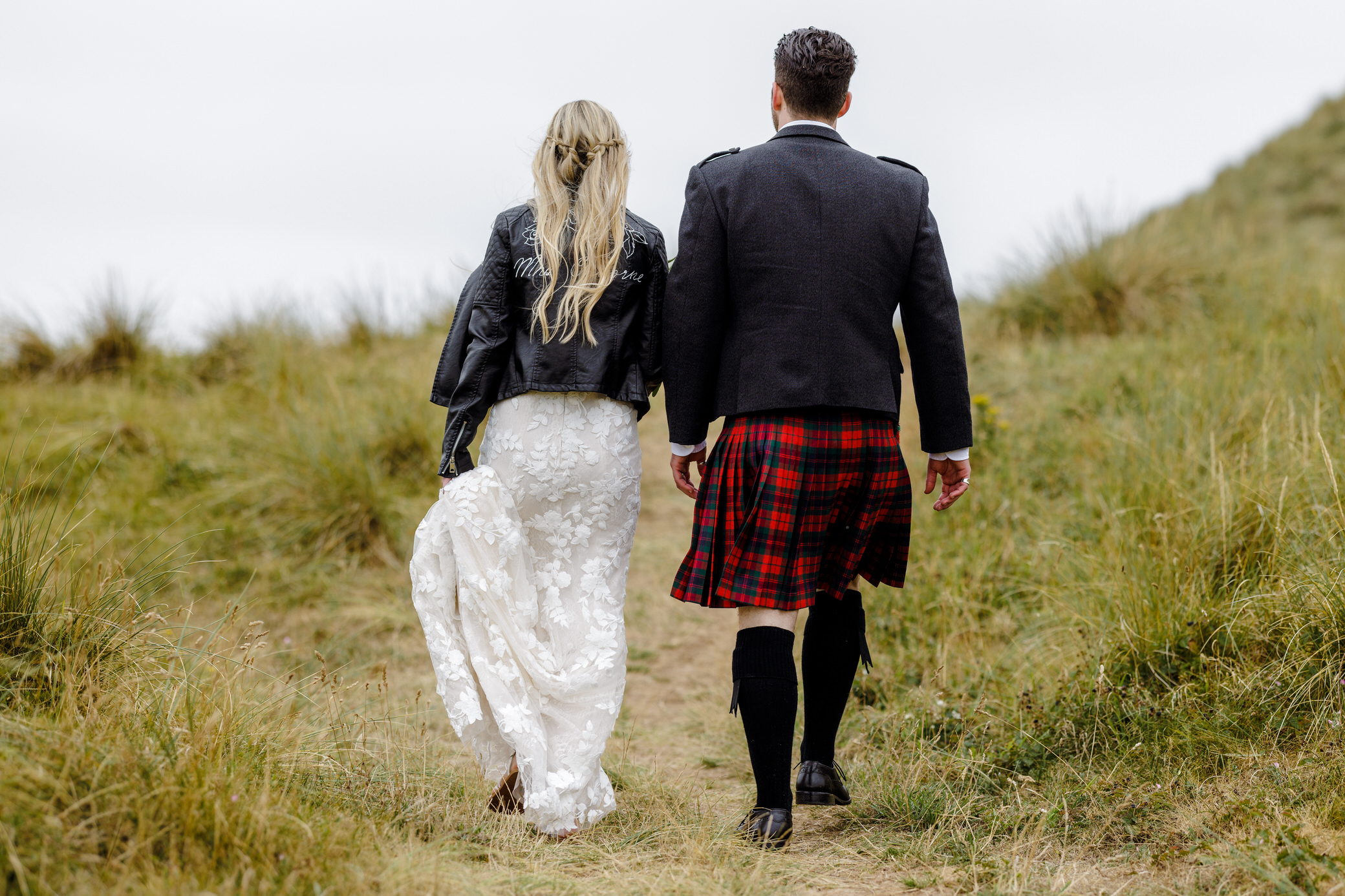 Gower wedding - Bride and Groom