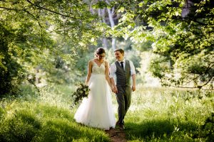 Peterstone Court wedding - Bride and Groom