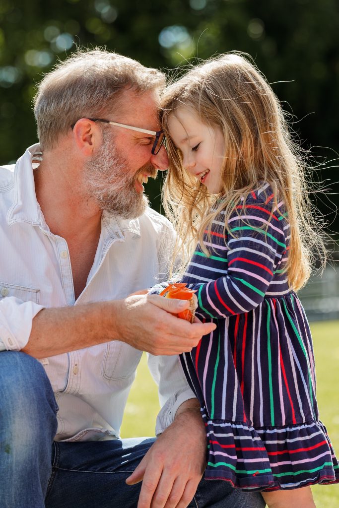 Family Photographer West Wales | Father and Daughter moment