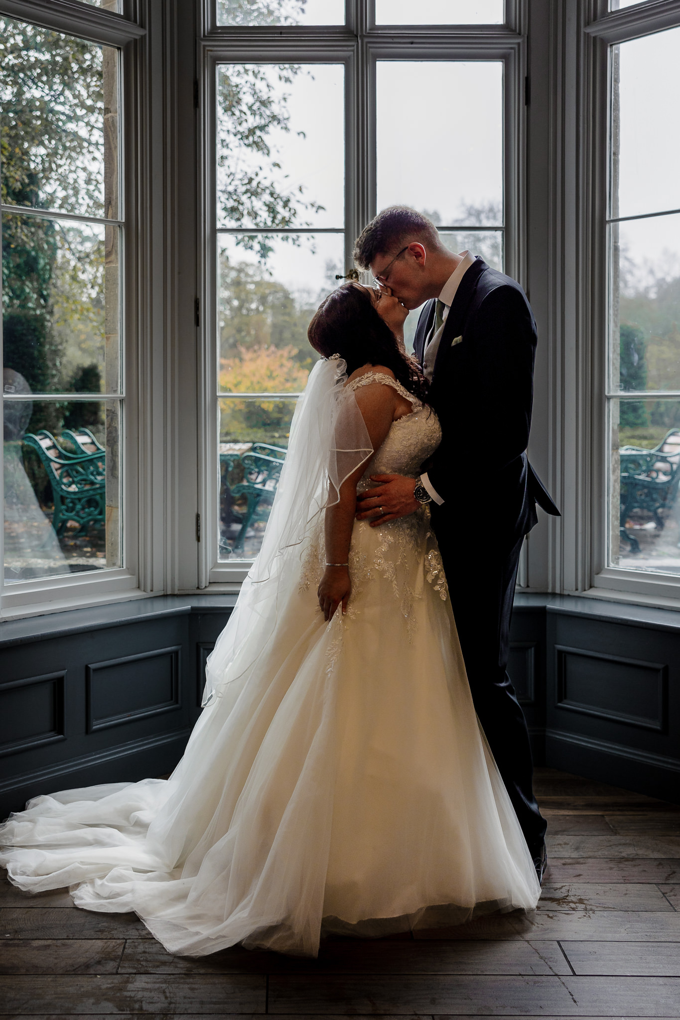 Bryngarw House Wedding - Couple portrait