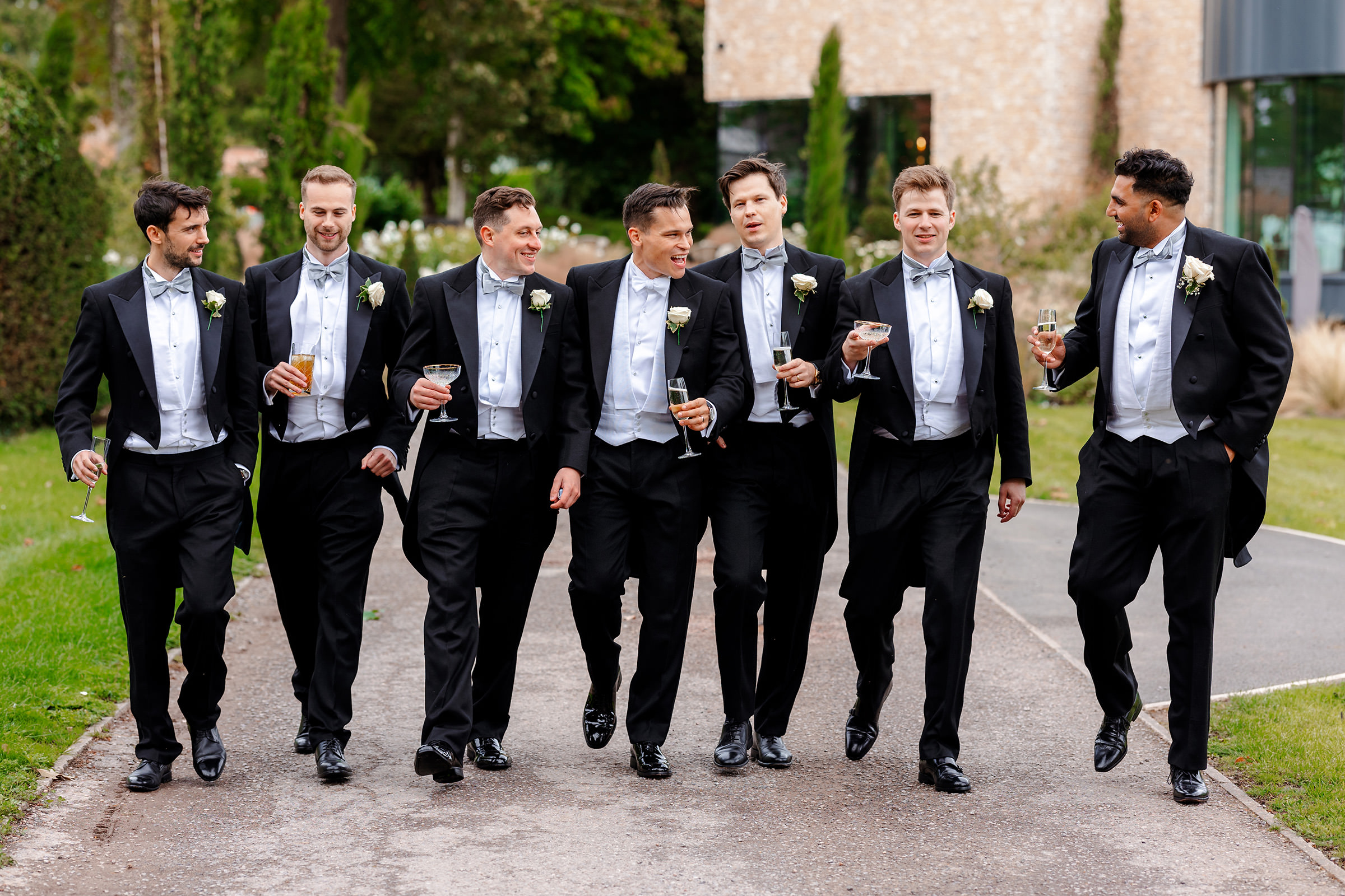 Sant Ffraed House Wedding Photography - Groomsmen | Art by Design