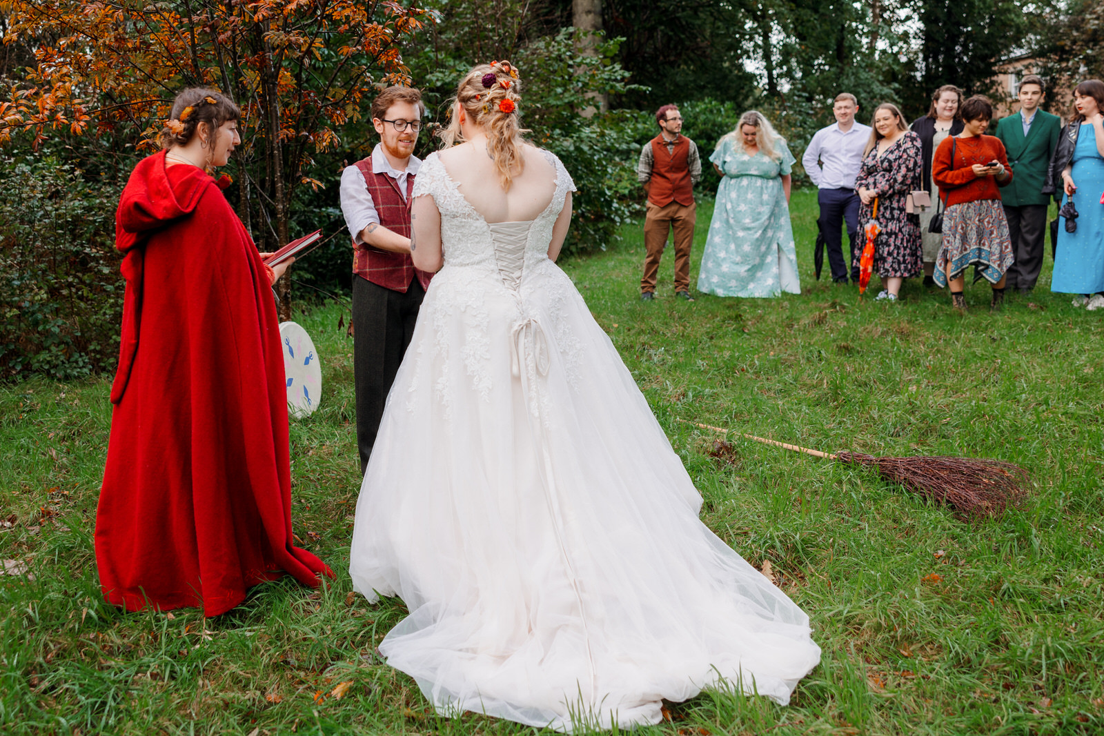 Handfasting ceremony Swansea, South Wales