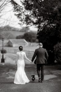Peterstone Court Wedding. Dog friendly wedding