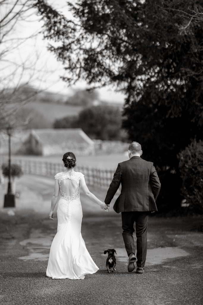 Peterstone Court Wedding. Dog friendly wedding