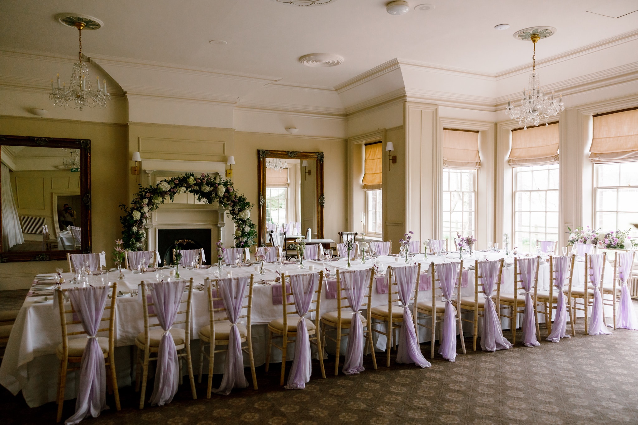 Peterstone Court Wedding Reception Decor
