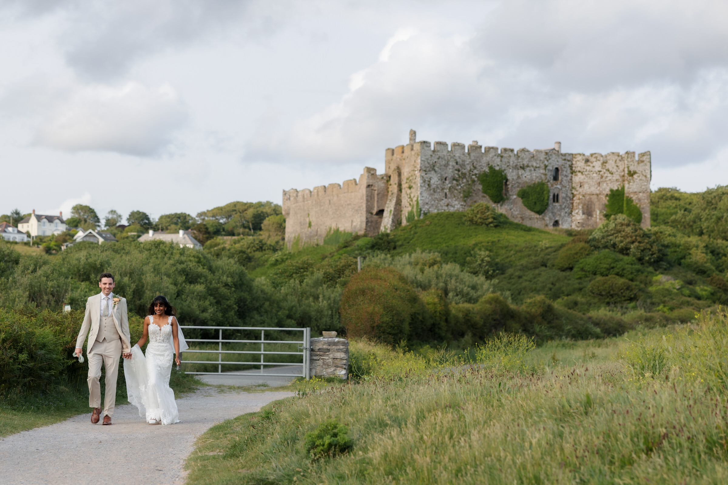 Manorbier Castle Wedding Photography