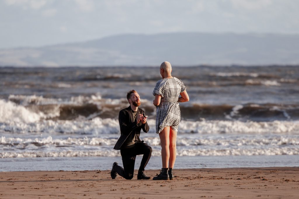 proposal engagement photographer south wales