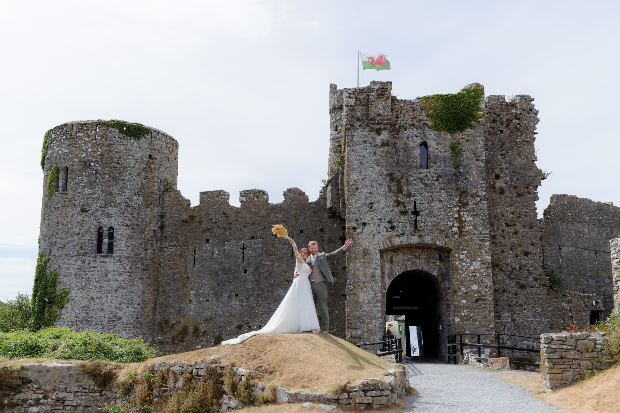 Manorbier Castle Wedding Photography