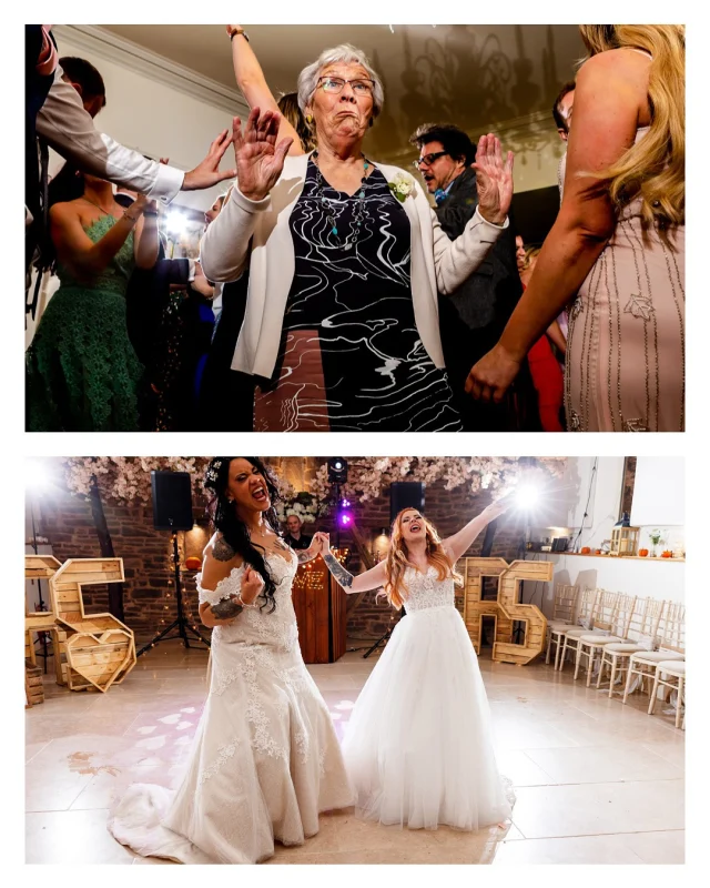 Let’s get this wedding party started 🕺 

Photos of you and your guests getting down and dirty on the dance-floor are a must. These are the pictures you will look back on with your mates and remember who slut dropped, twerked or dad danced. Just like those pictures in the pubs when you were younger. 

Priceless memories. 

#weddingparty #weddingpartyphotos #weddingphotography #weddingdisco #wishyouwerehere