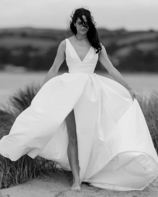 “Like the wind, your presence is everywhere, sometimes quiet, sometimes wild, but always enough to move me entirely.”

#naturalweddingphotography #weddingphotographyuk #weddingphotographersouthwales #llansteffanbeach #brideportraits

Photographer: Steve Wheller @artbydesignphotography 
Venue: @mhllansteffan 
MUA: @madisonreinhardtmua 
Hair: @lottieelizabeth_bridalhair 

Dress: @jesuspeiroofficial @pleserbridal